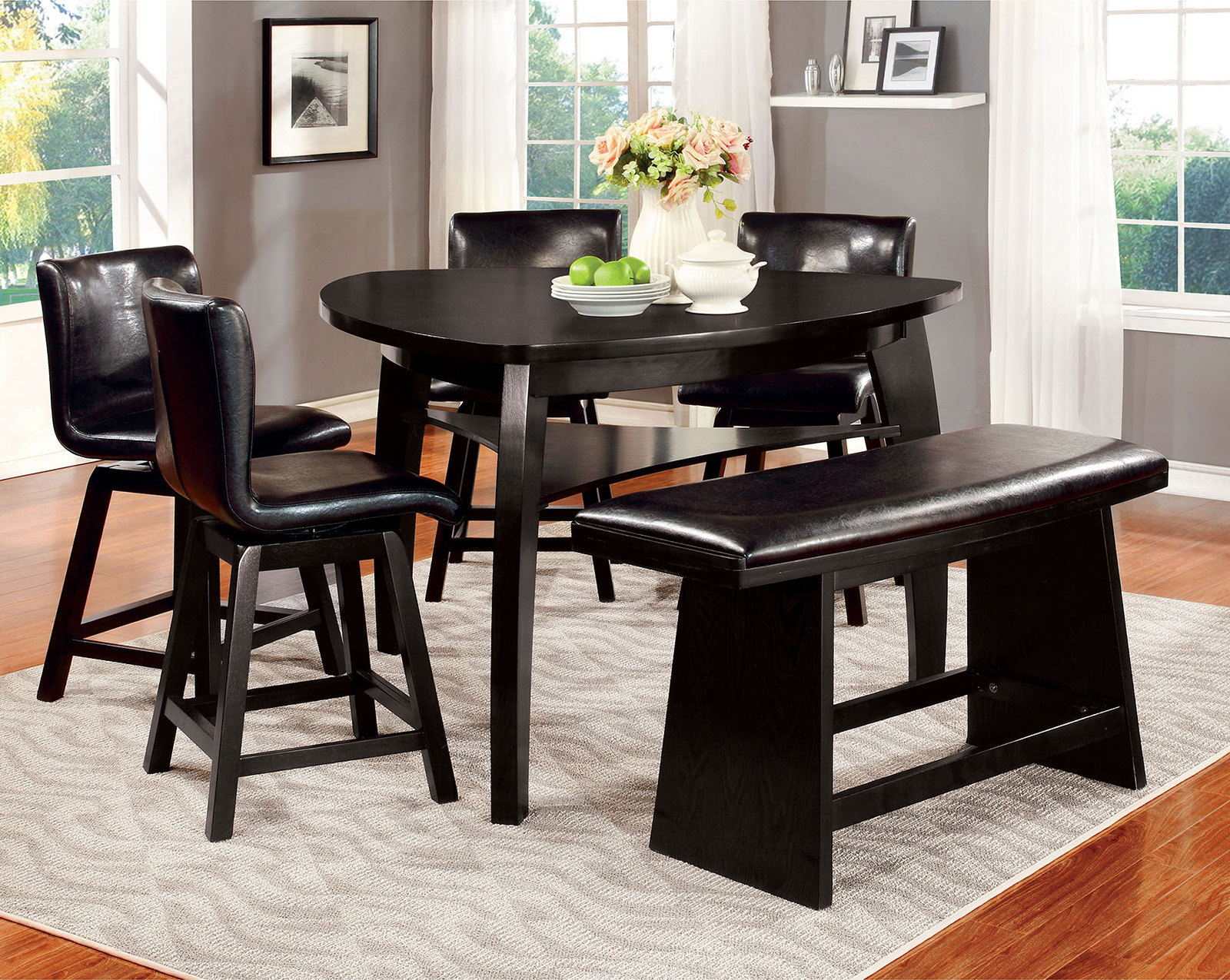 Hurley Black Counter Ht. Chair (Set of 2) - Image 2