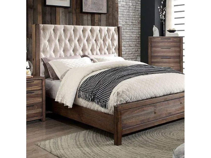 Hutchinson Rustic Natural Tone/Beige California King Bed