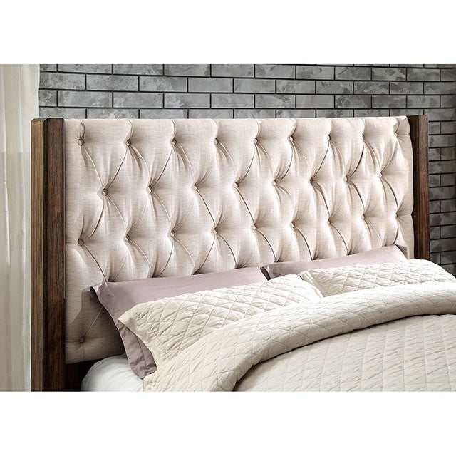 Hutchinson Rustic Natural Tone/Beige California King Bed - Image 3