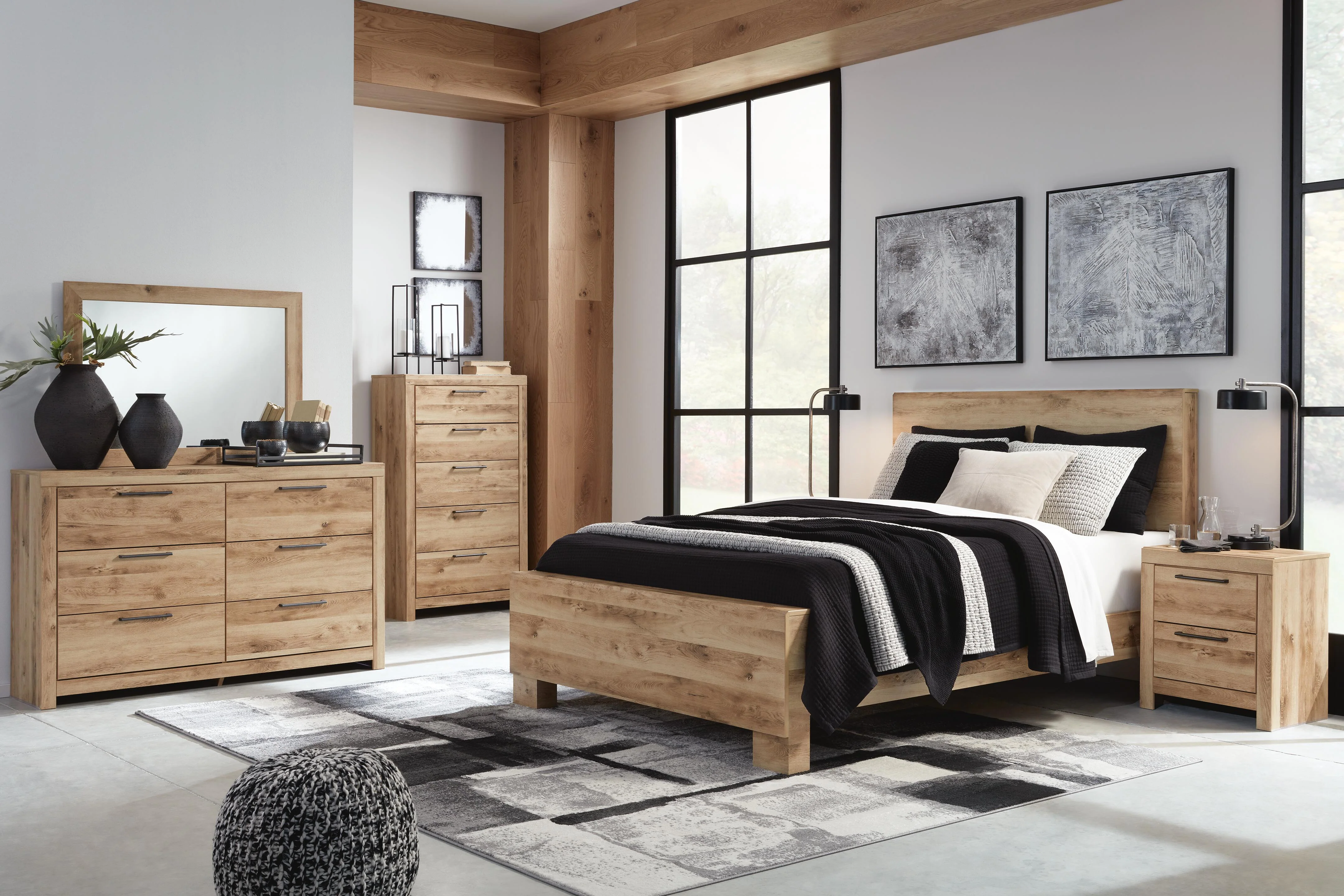 Hyanna Panel Bed Bedroom Set - Image 16