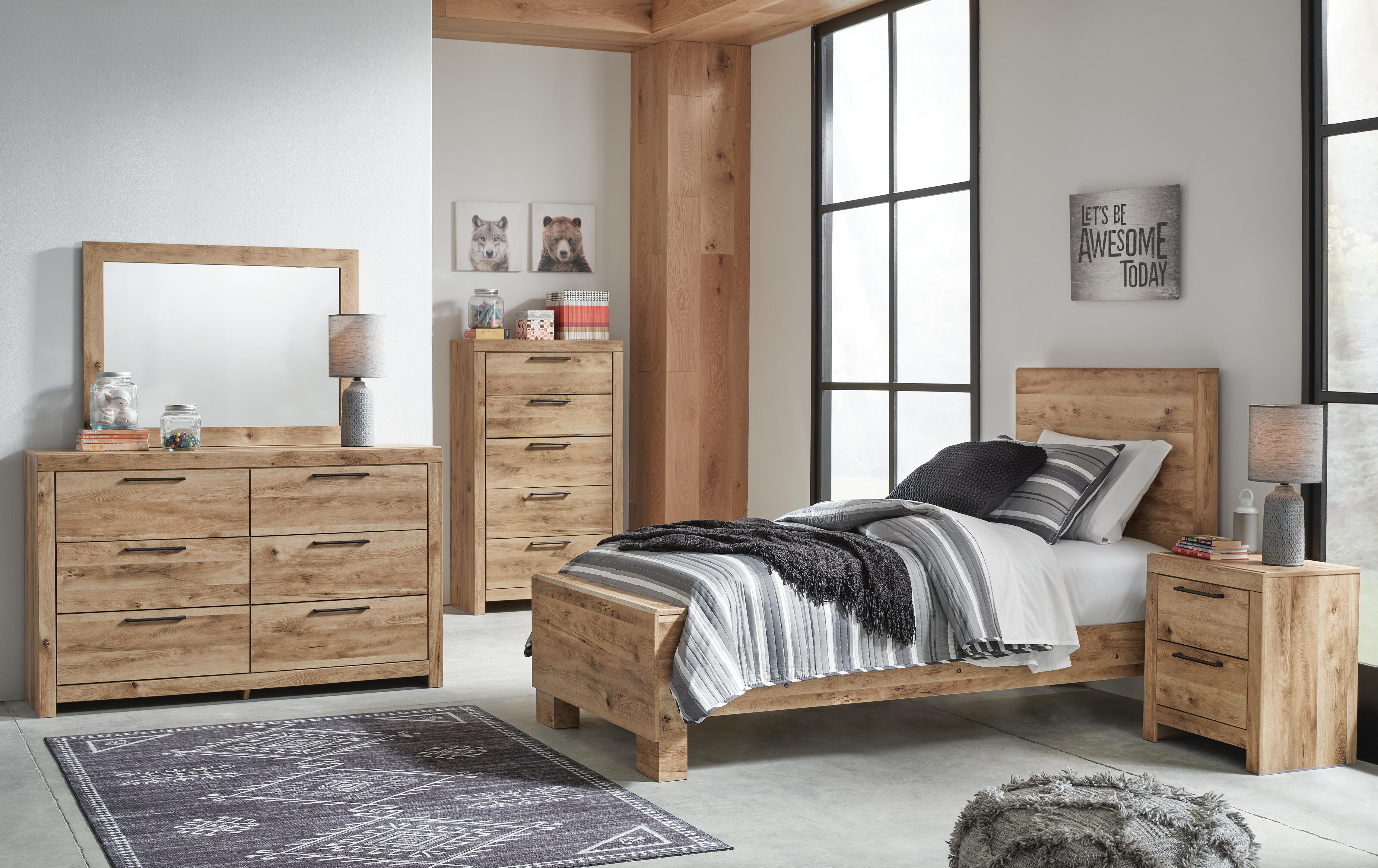 Hyanna Panel Bed Bedroom Set - Image 34