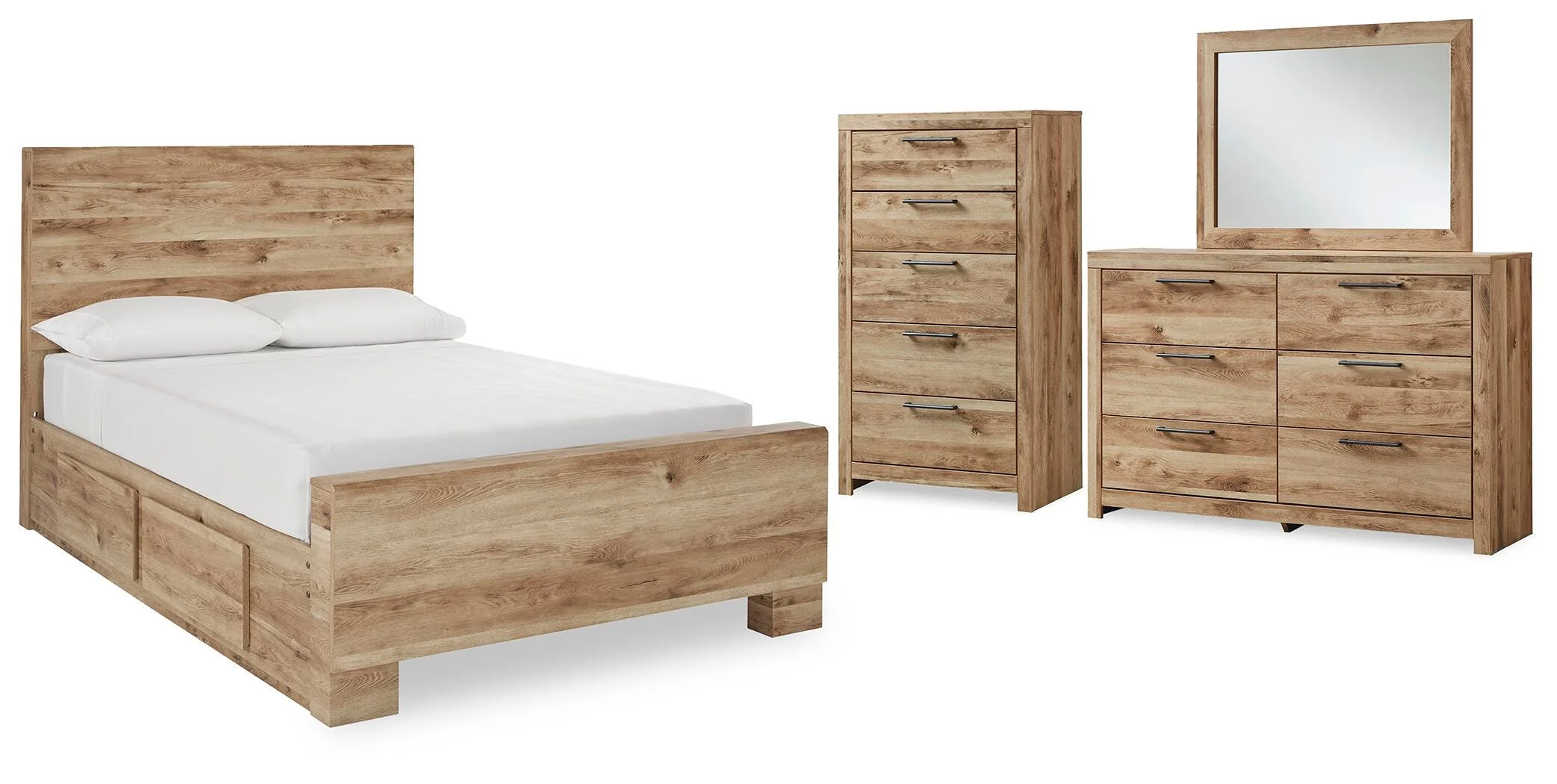 Hyanna Panel Bed Bedroom Set - Image 4