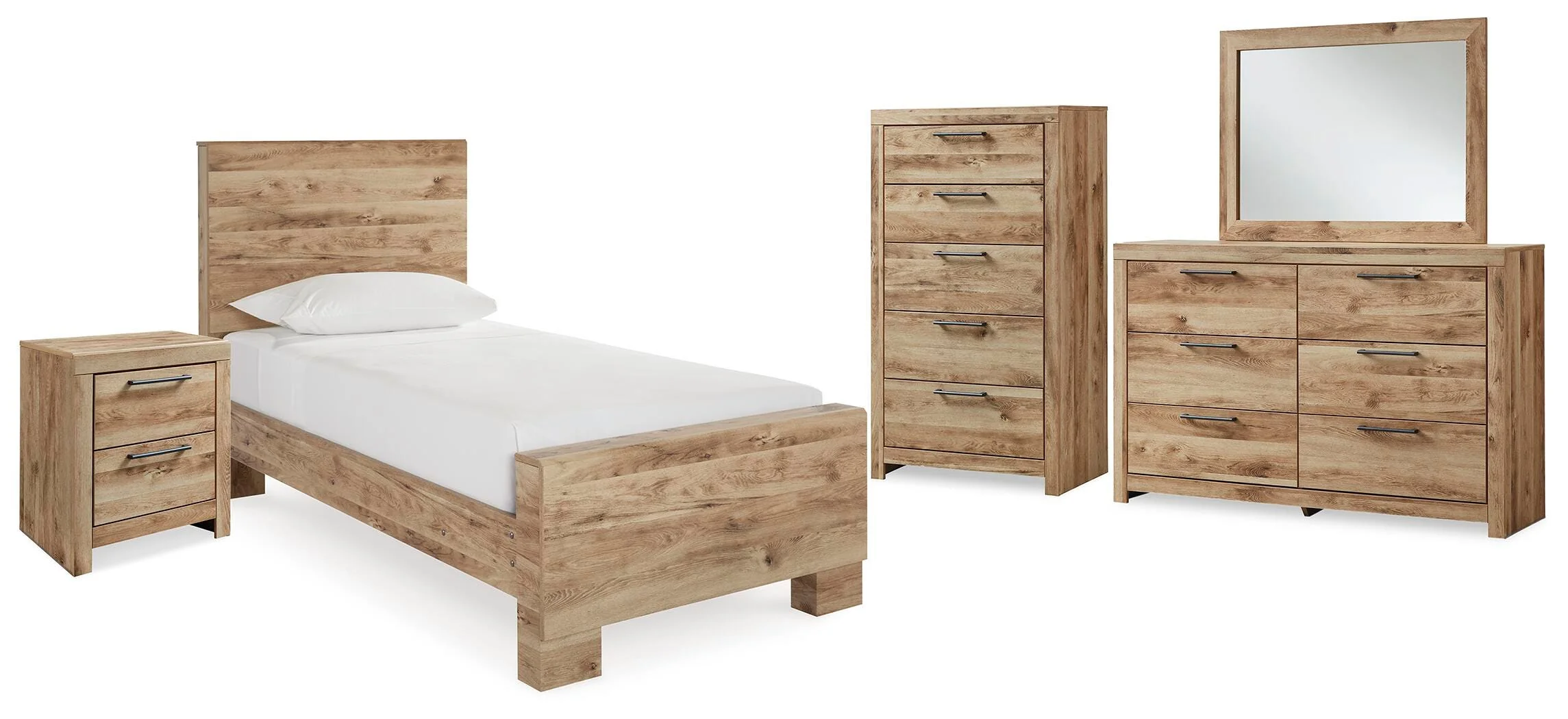 Hyanna Panel Bed Bedroom Set - Image 43