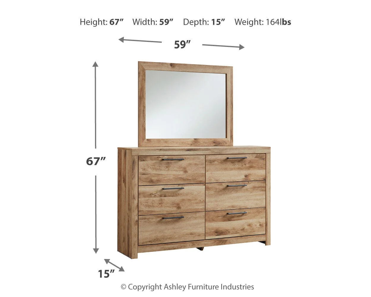 Hyanna Panel Bed Bedroom Set - Image 49
