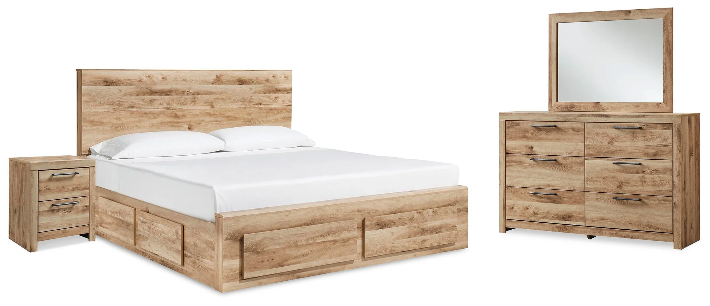 Hyanna Panel Storage Bed Bedroom Set - Image 11