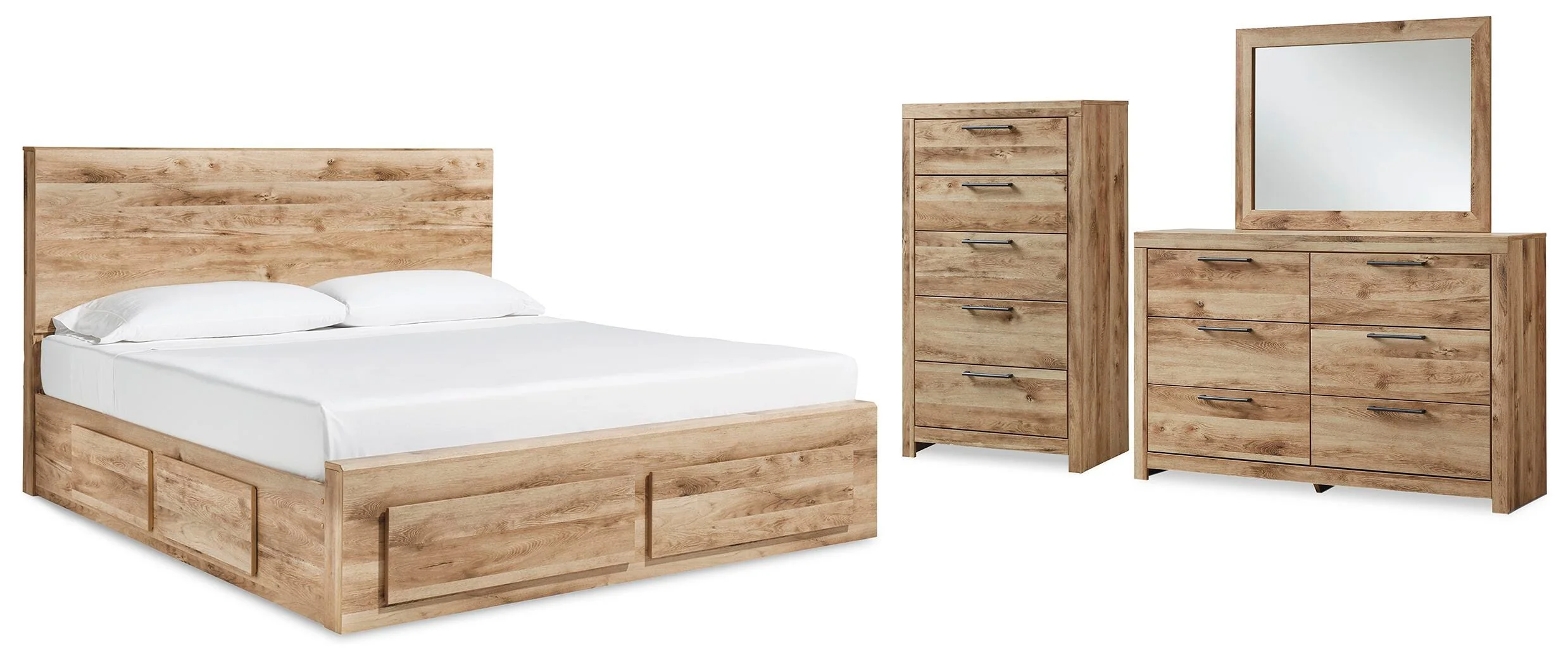 Hyanna Panel Storage Bed Bedroom Set - Image 18