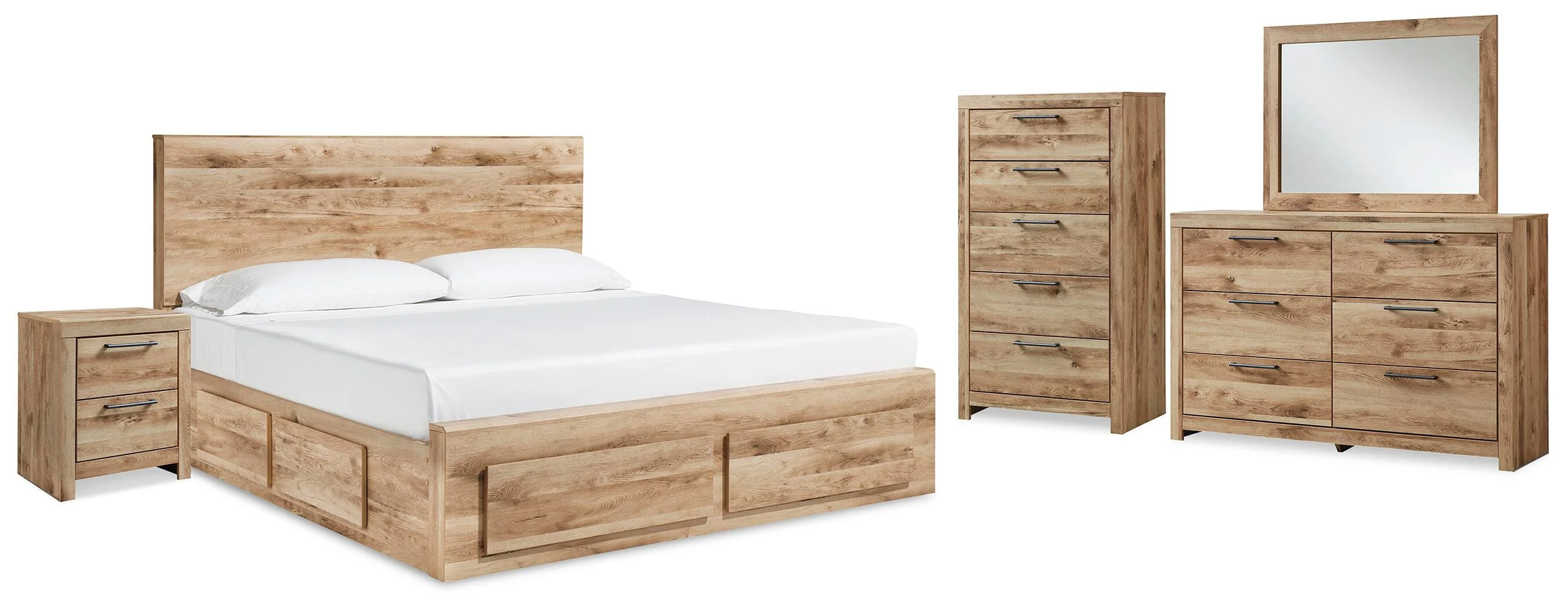 Hyanna Panel Storage Bed Bedroom Set - Image 32