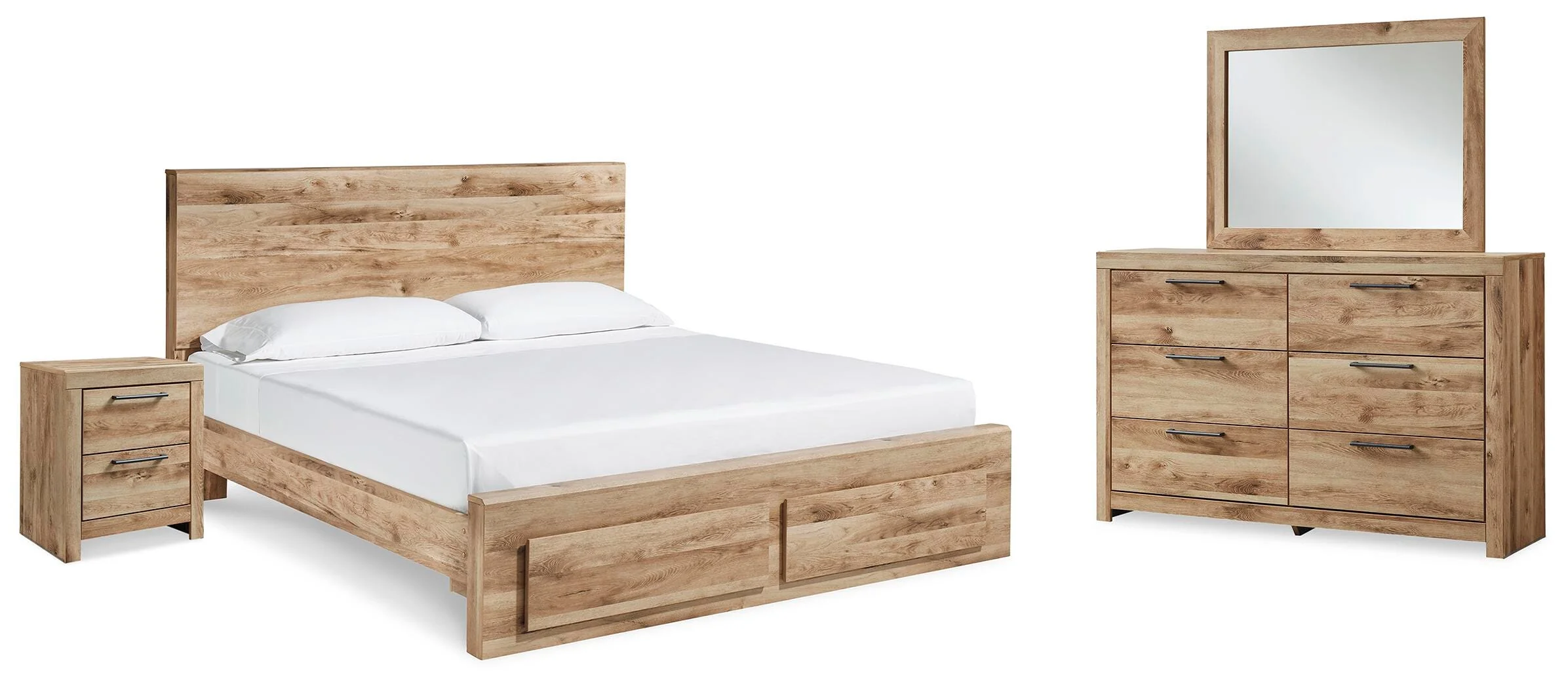 Hyanna Panel Storage Bed Bedroom Set - Image 33