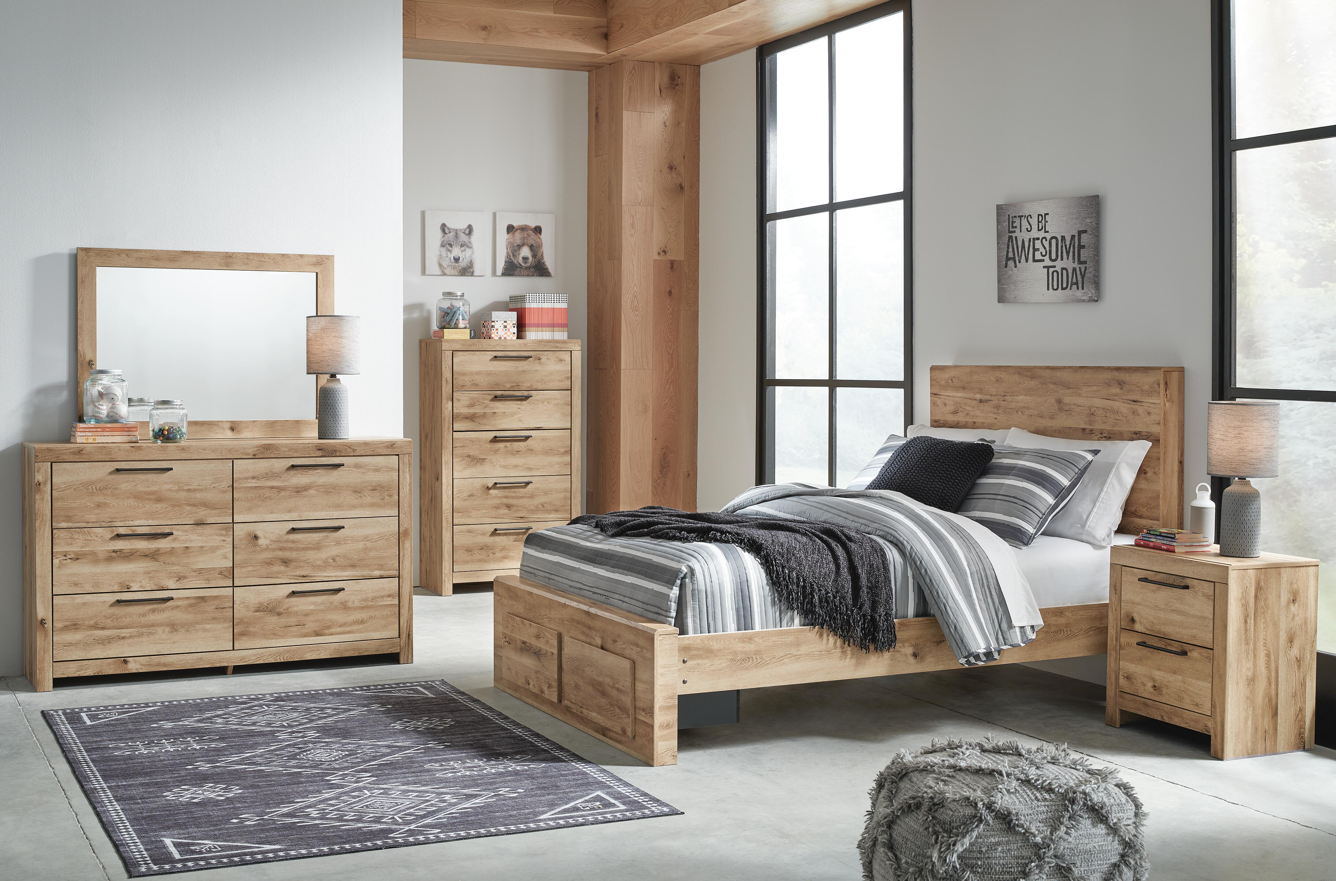 Hyanna Panel Storage Bed Bedroom Set - Image 5