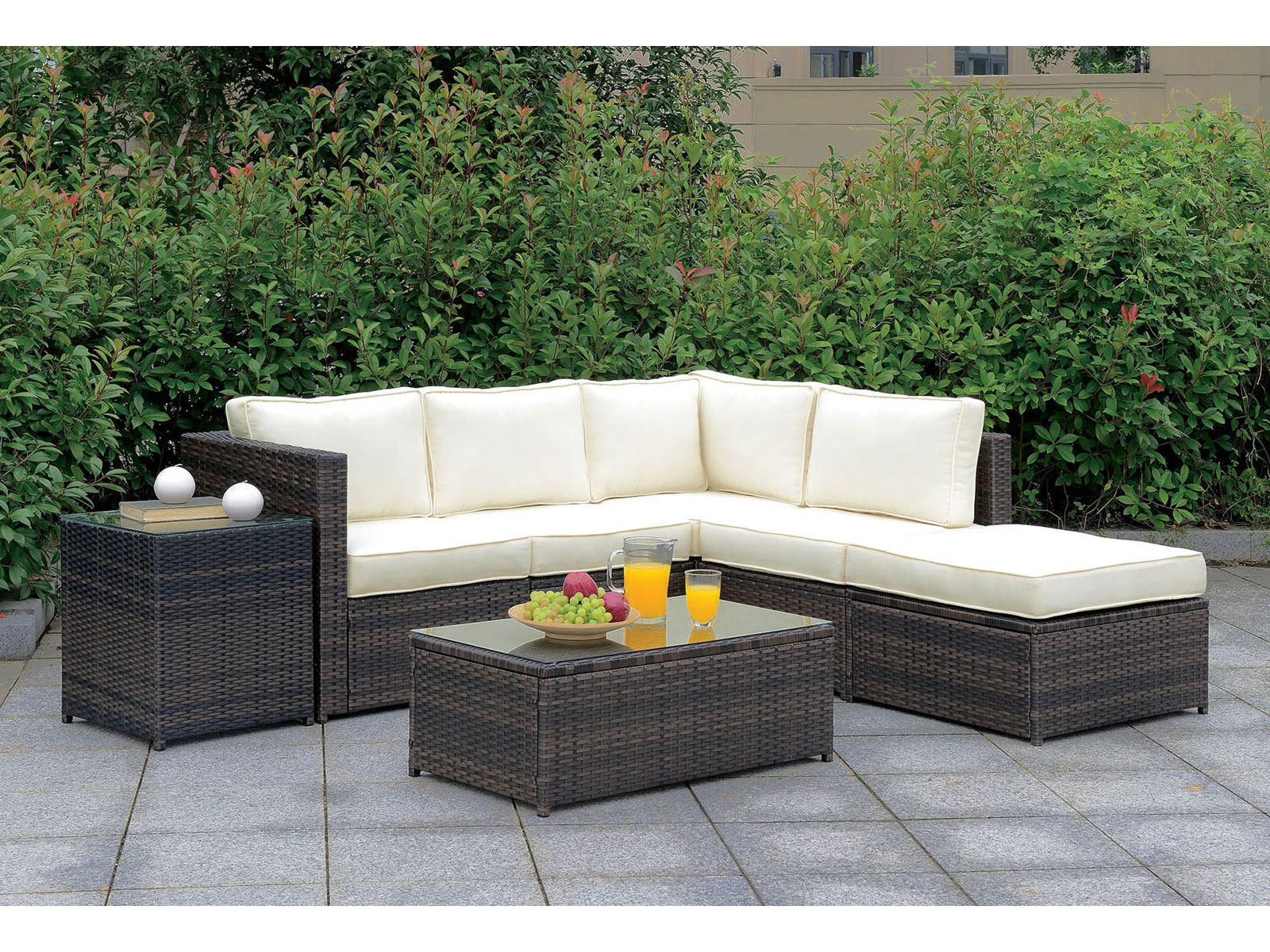 Ilona Brown/Beige Outdoor Seating Sets