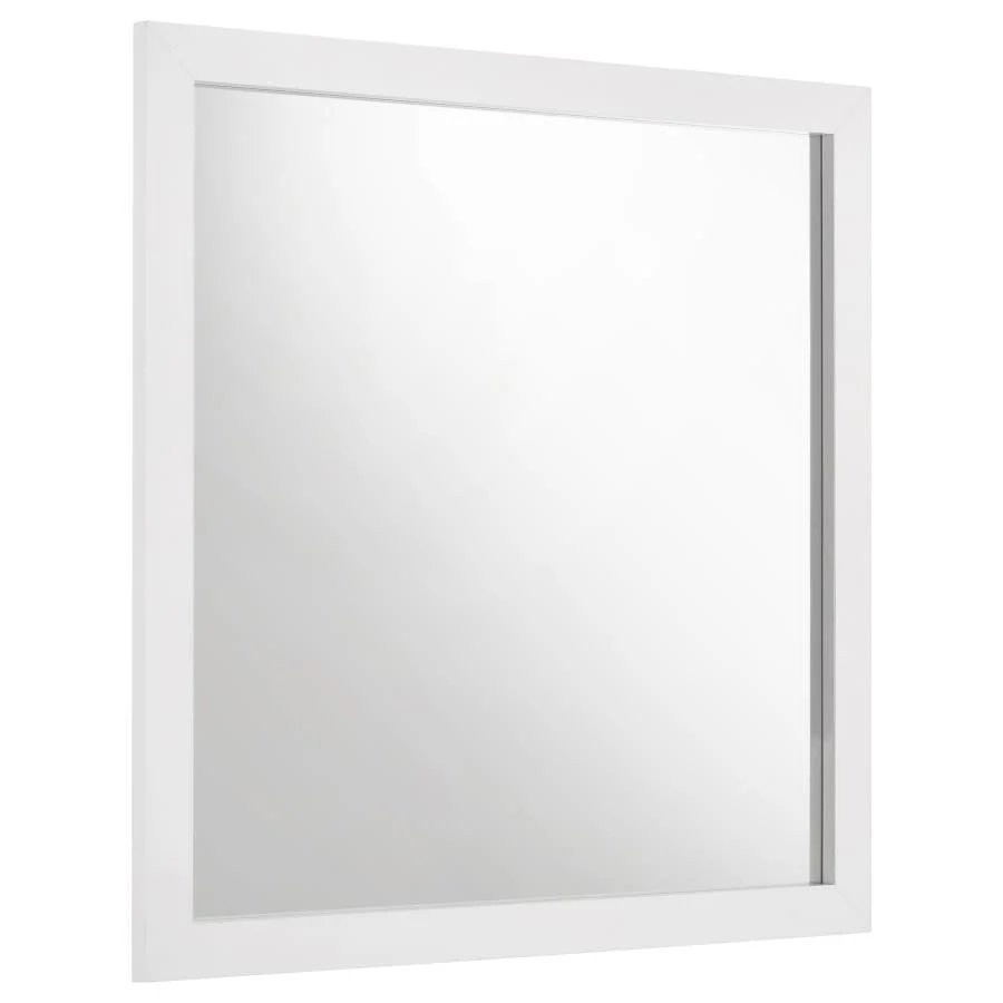 Ines Dresser Mirror White High Gloss - Image 2