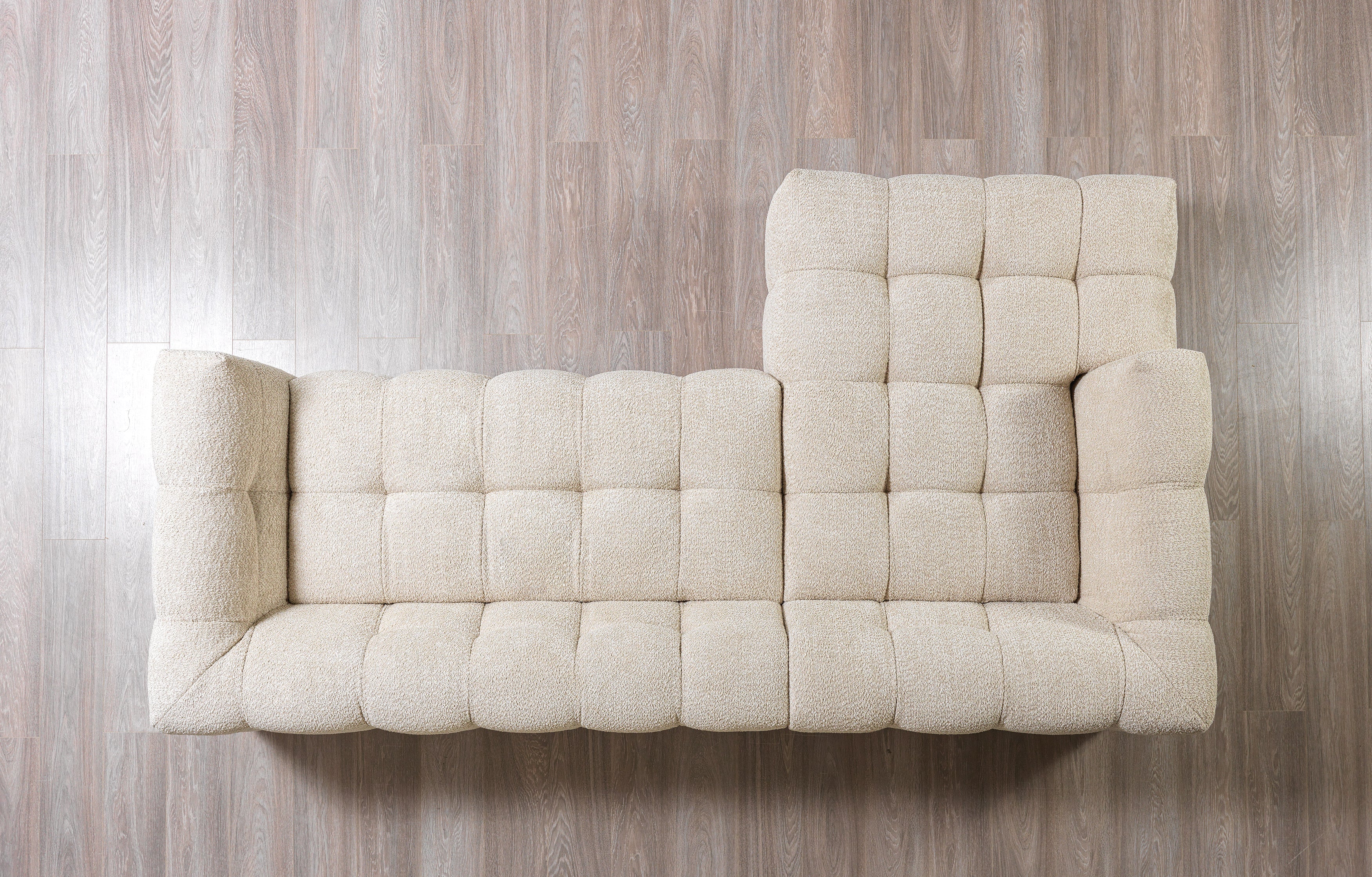 Ivy Sand Boucle LAF 110" Sectional - Image 16