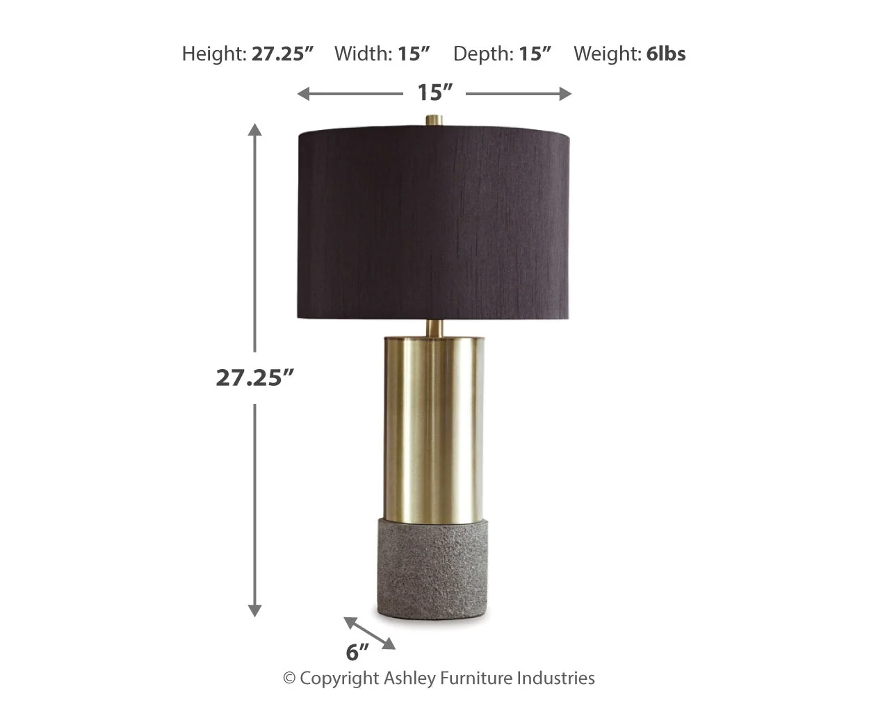 Jacek Metal Table Lamp - Image 4