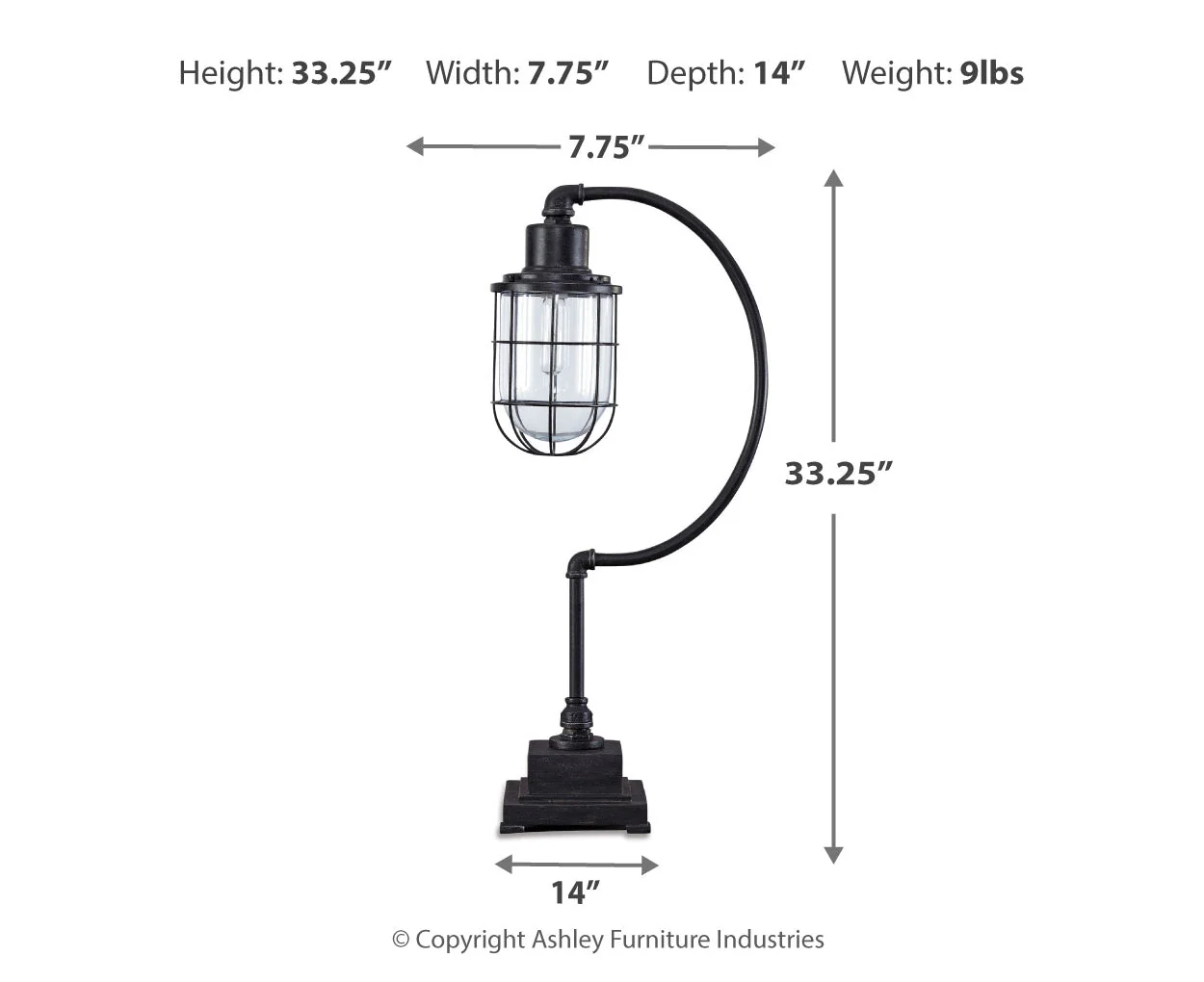 Jae Metal Desk Lamp - Image 3