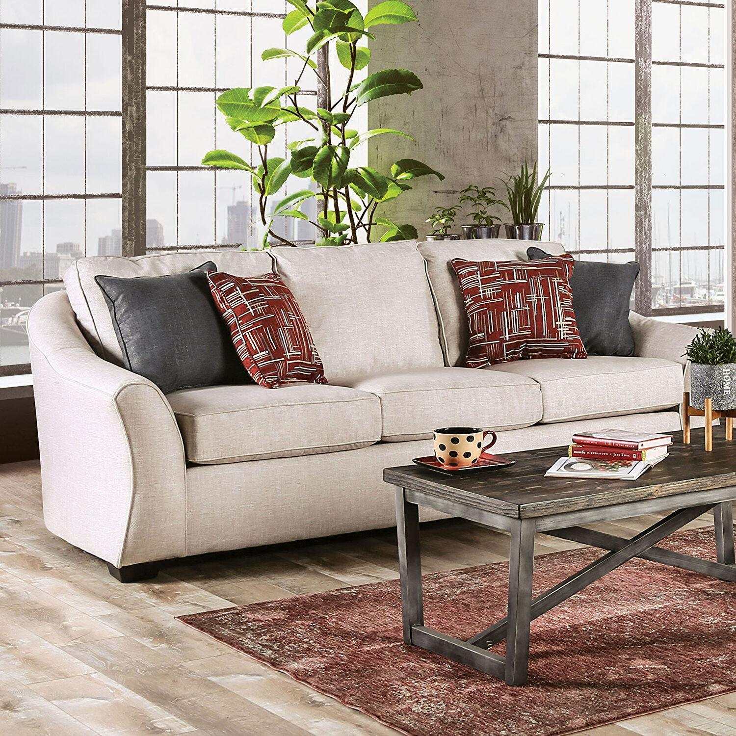 Jarrow Ivory Stationary Sofa & Loveseat 2pc - Image 2