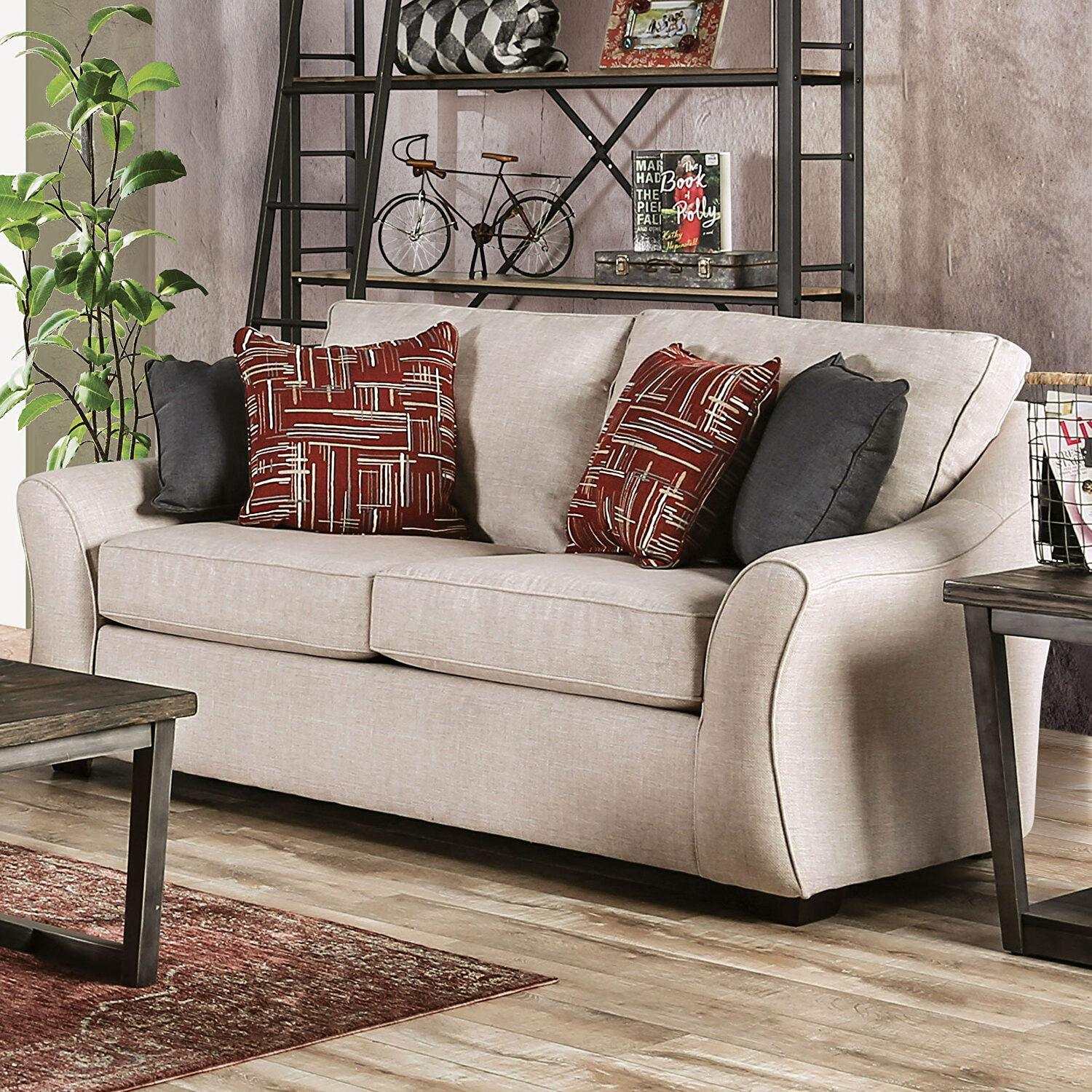 Jarrow Ivory Stationary Sofa & Loveseat 2pc - Image 3