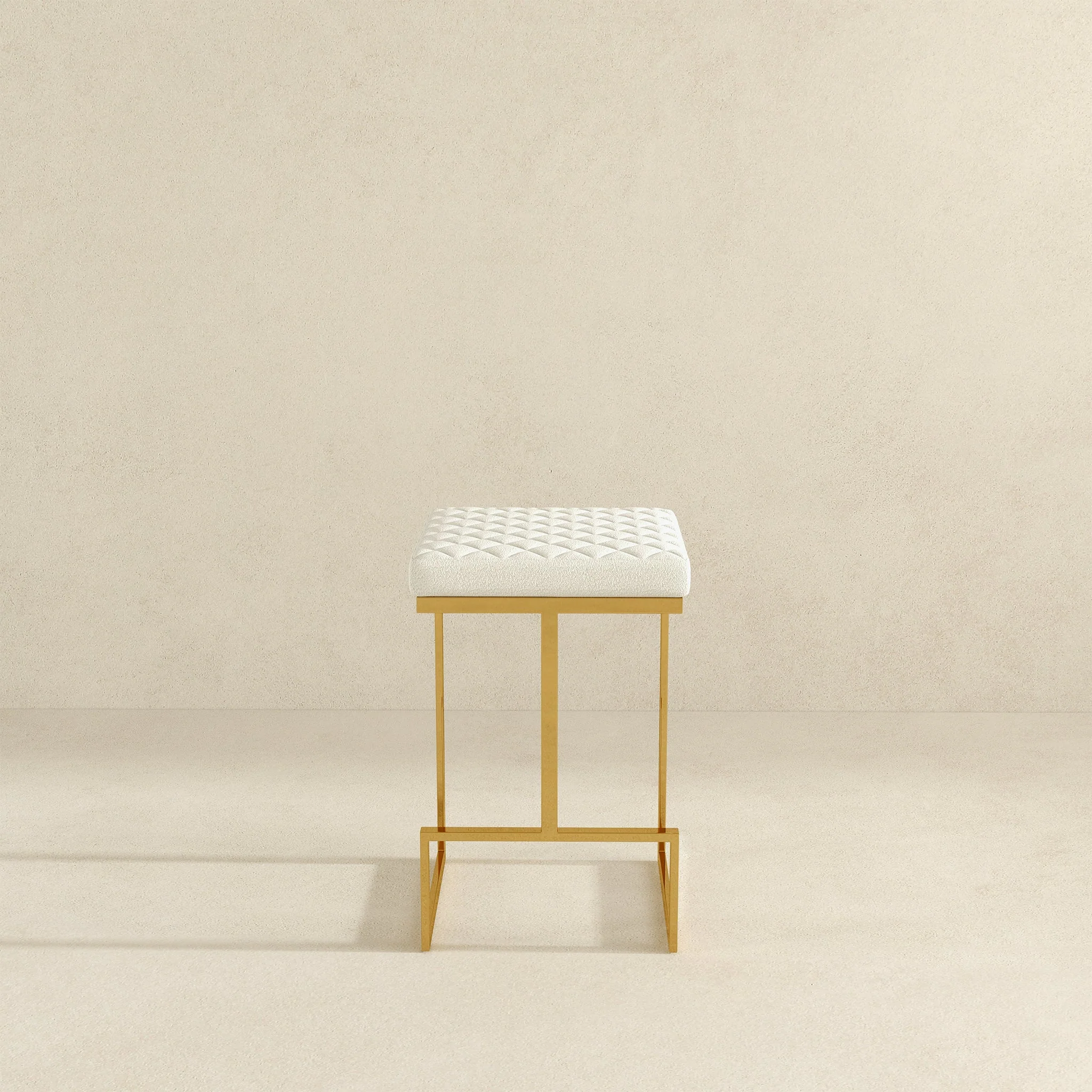 Joel Beige Boucle Counter Stool - Image 6