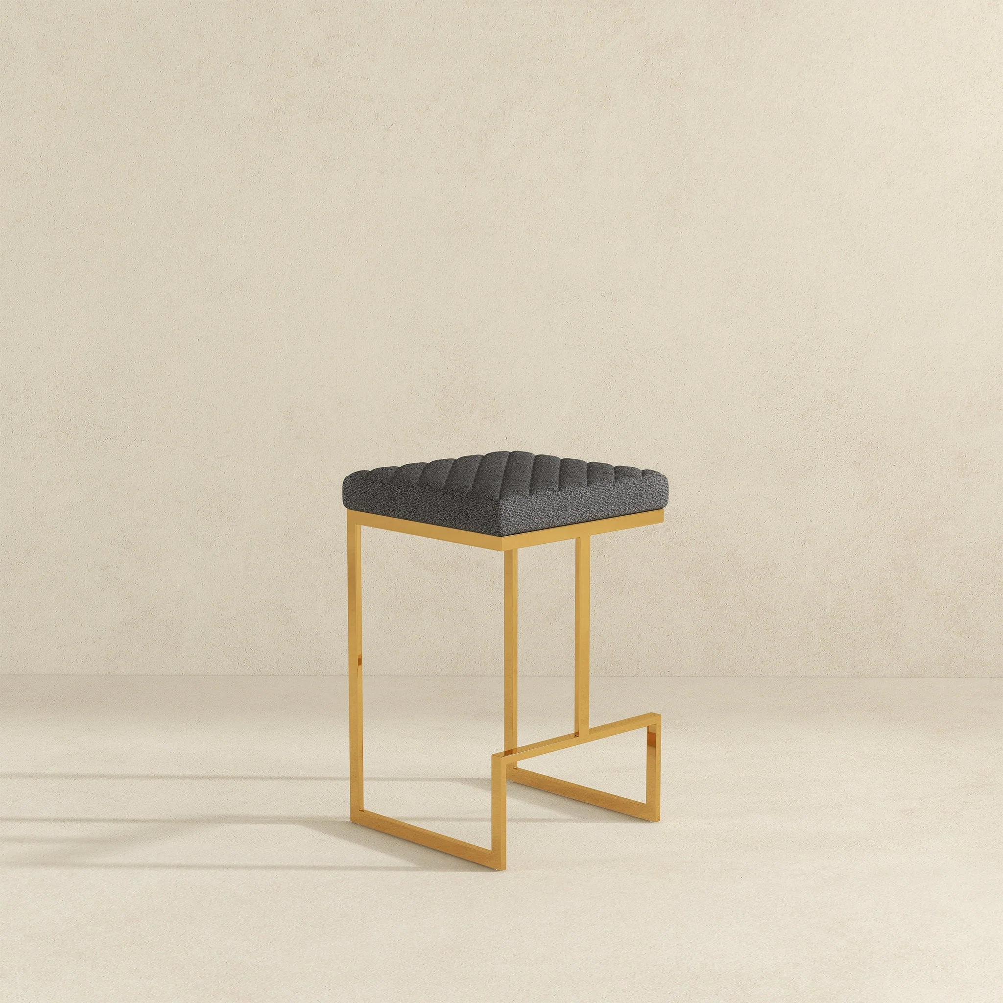 Joel Grey Boucle Counter Stool - Image 3