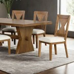 Johannes Rustic Oak Chair (Set of 2) - Image 2