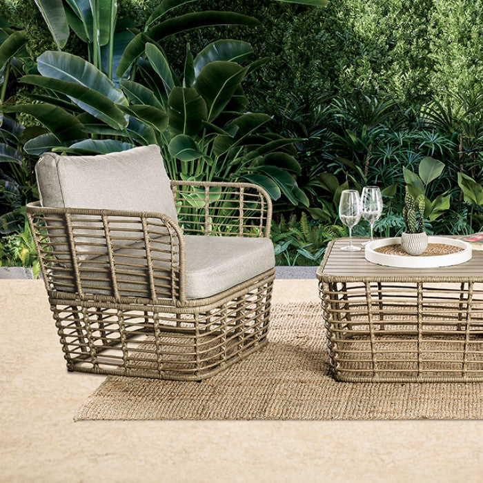 Johari Natural 3 Piece Patio Set - Image 2