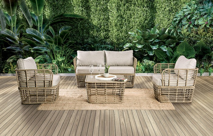Johari Natural Outdoor Bench - Image 2
