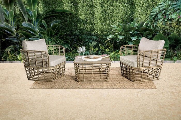 Johari Natural Outdoor Chair (Set of 2) - Image 2