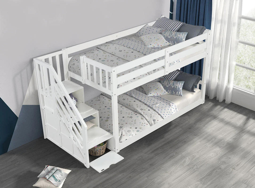 Jojo White Twin Bunk Bed - Image 3