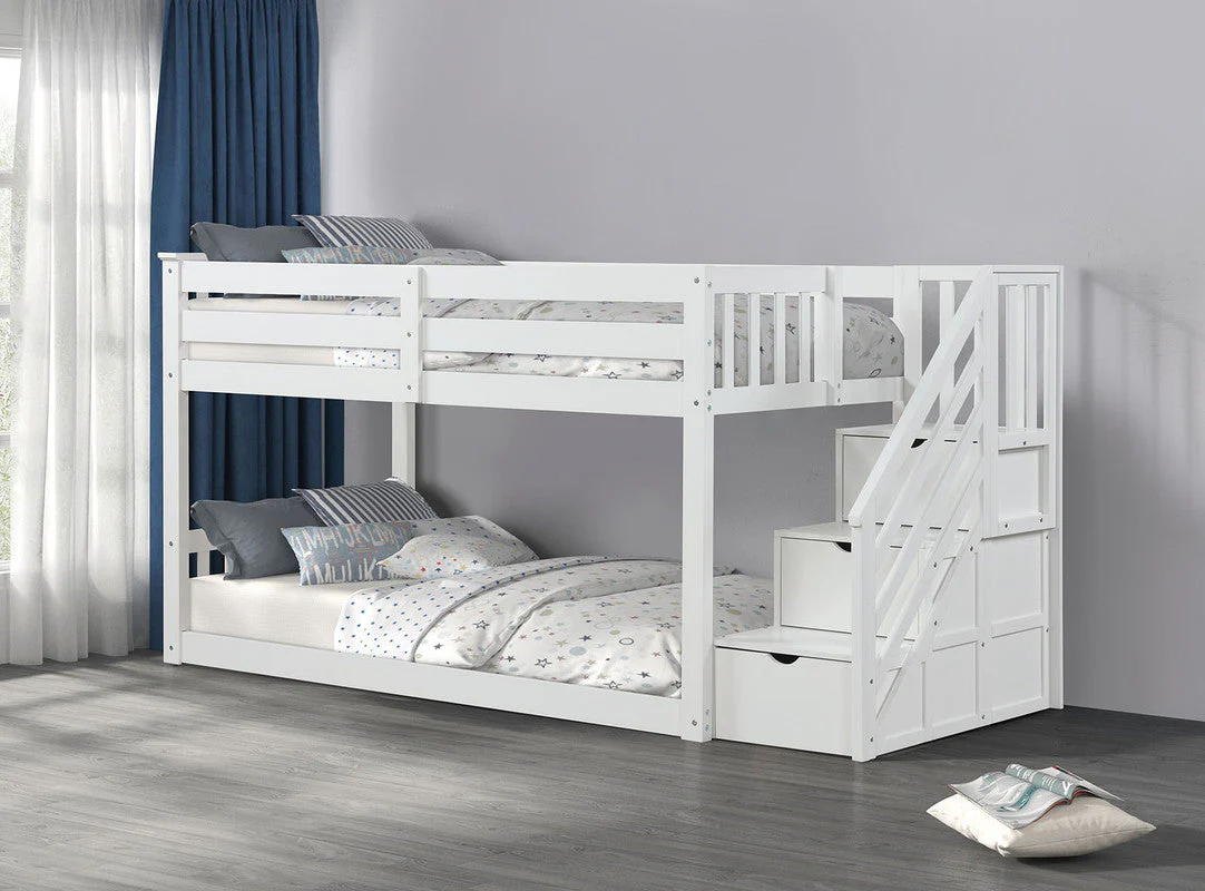 Jojo White Twin Bunk Bed - Image 4