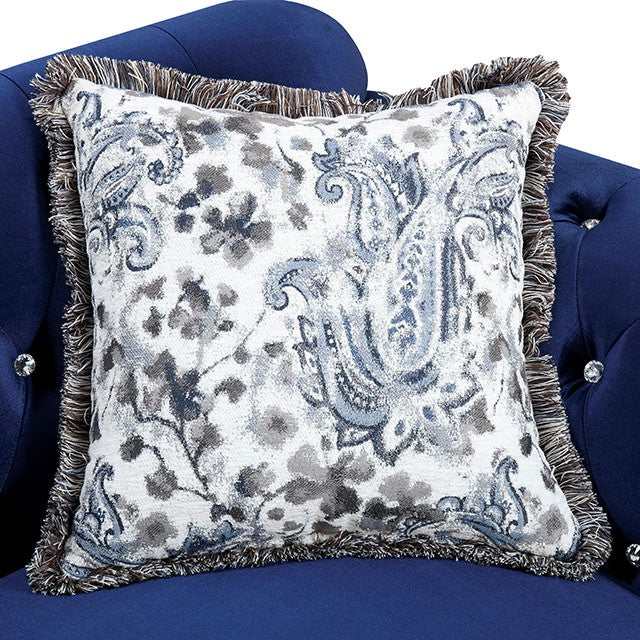 Jolanda Blue Chair - Image 4