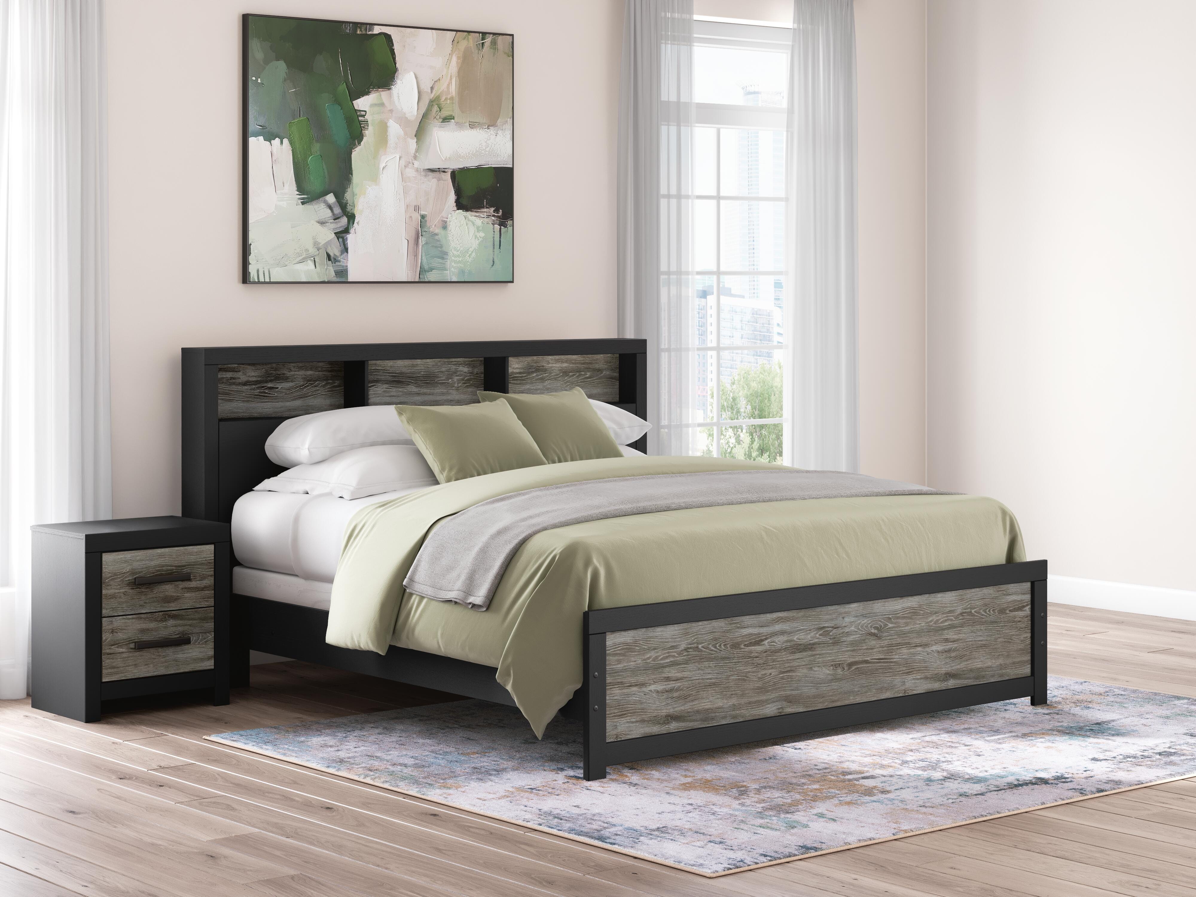 Jonnifer Bookcase Panel Bed - Image 3