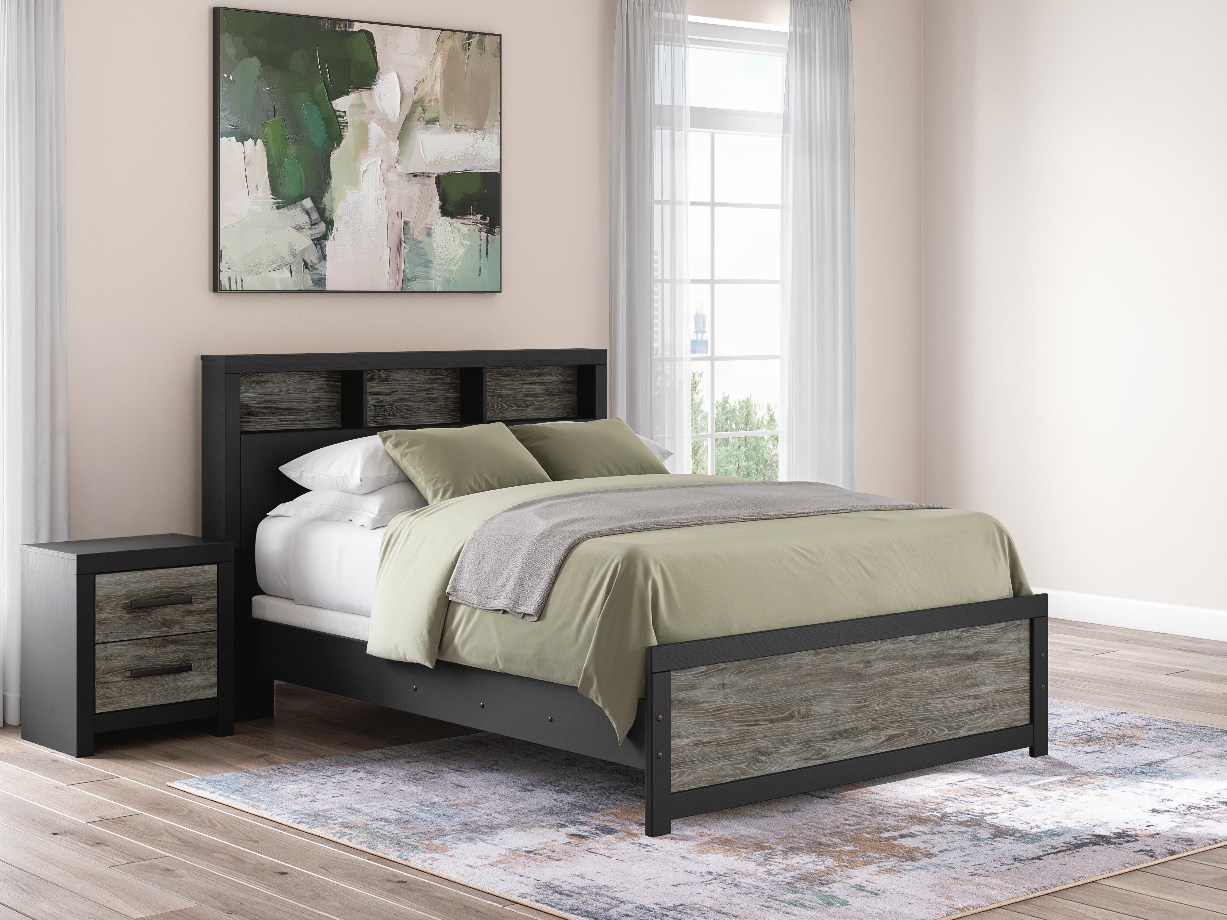 Jonnifer Bookcase Panel Bed - Image 4