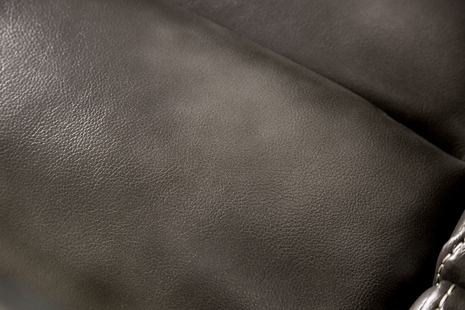Josias Dark Gray Leatherette Loveseat - Image 5