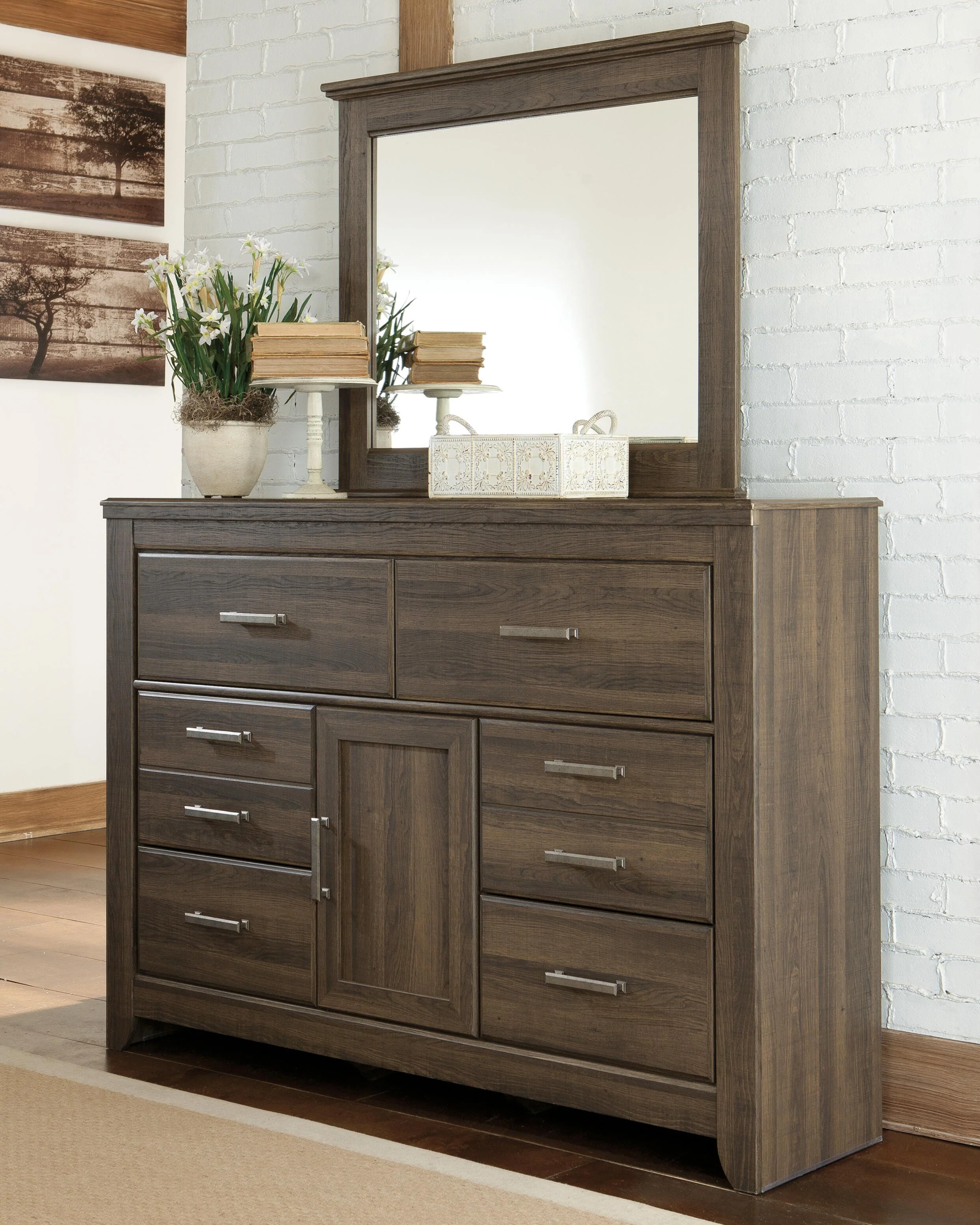 Juararo Panel Headboard Bed Bedroom Set - Image 9