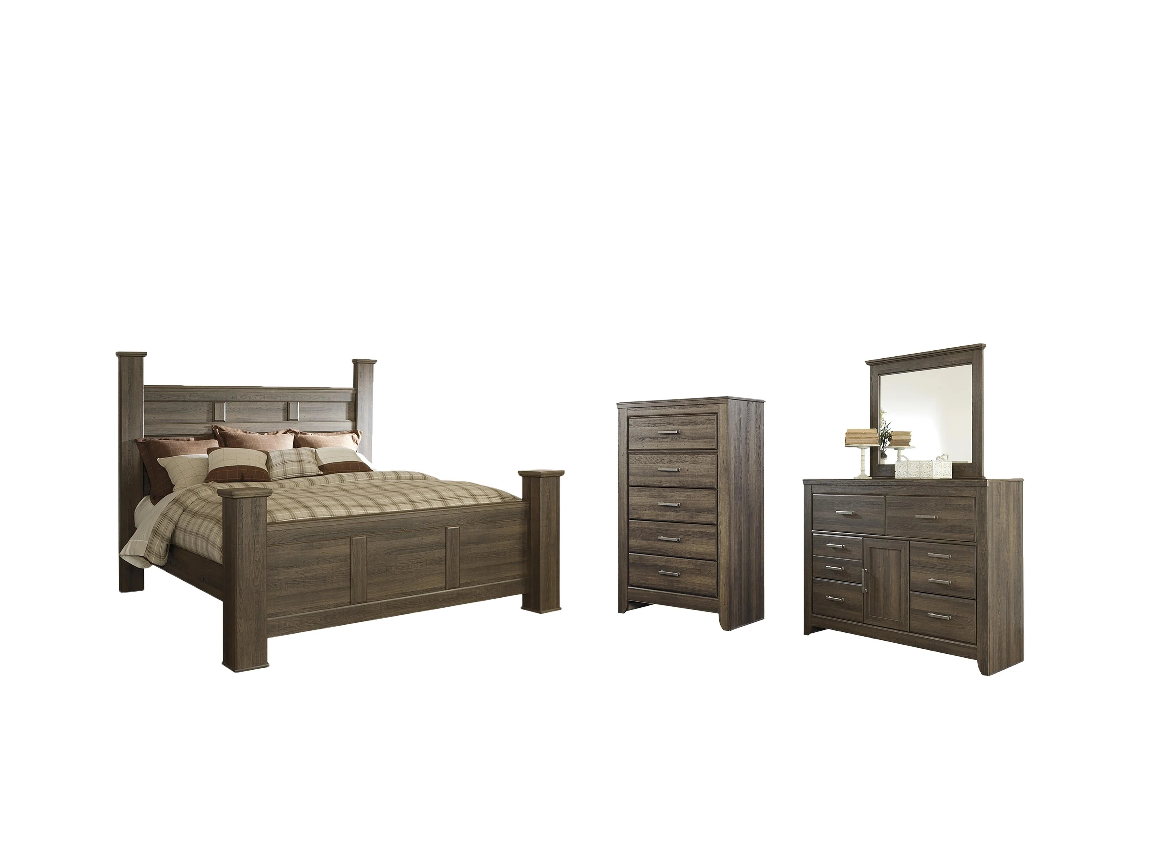 Juararo Poster Bed Bedroom Set - Image 6