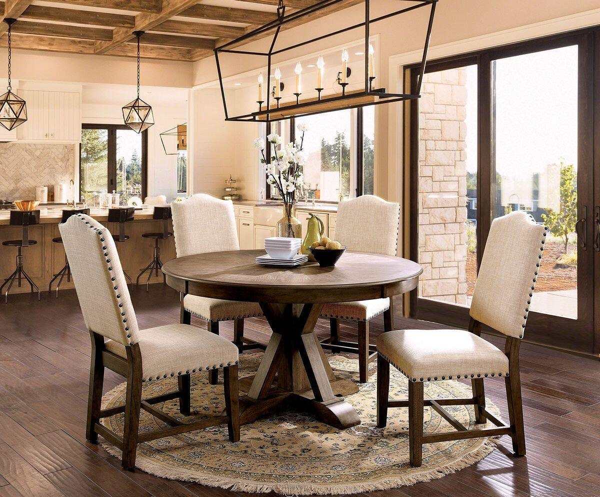 Julia Light Oak Round Dining Table - Image 5