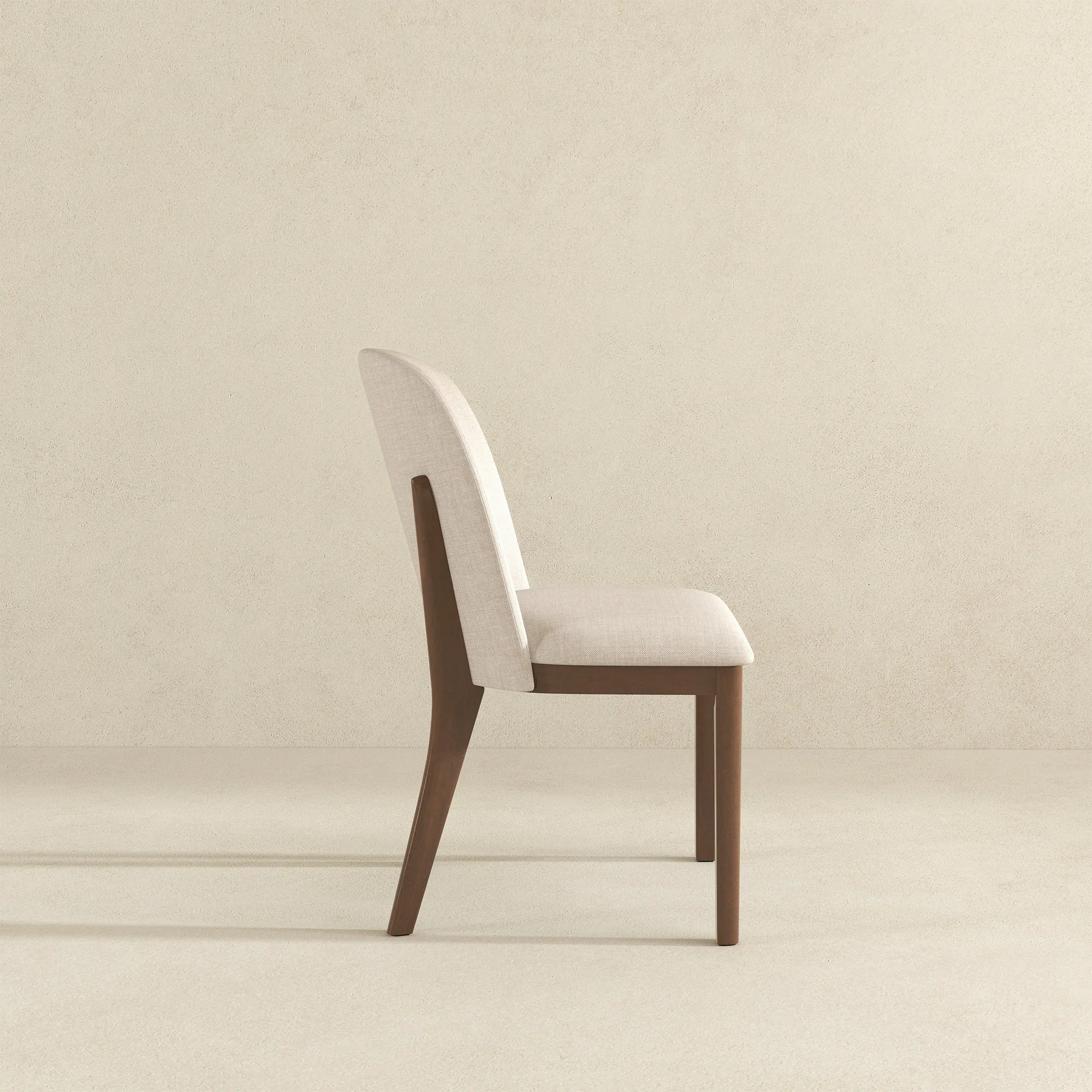 Kaitlyn  Beige Linen Dining Chair Set Of 2 - Image 5