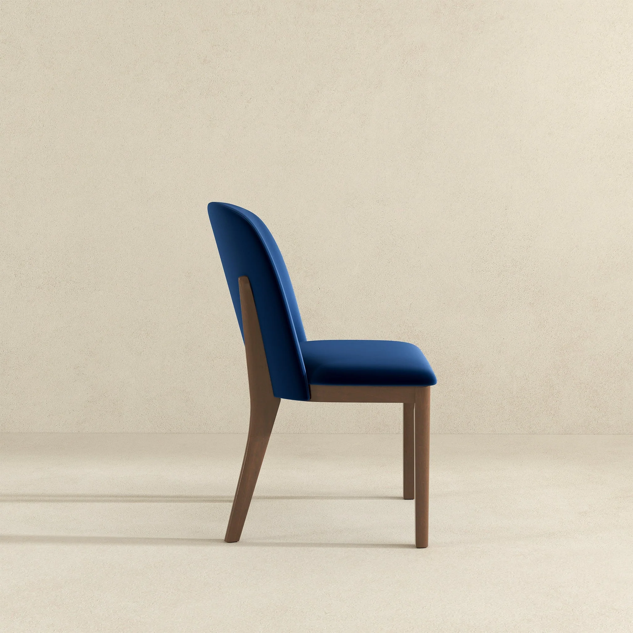 Kaitlyn Navy Blue Velvet Dining Chair (Set Of 2) - Image 5