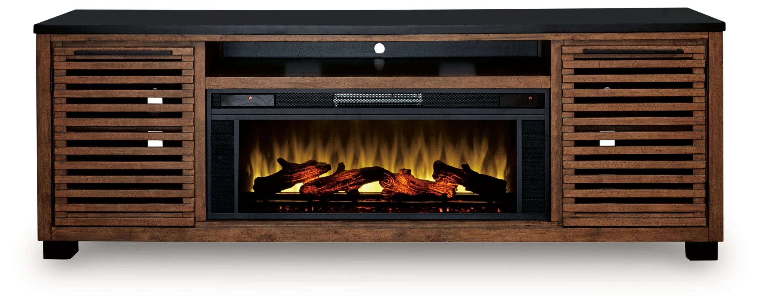Kallari 84" TV Stand with Electric Fireplace - Image 3