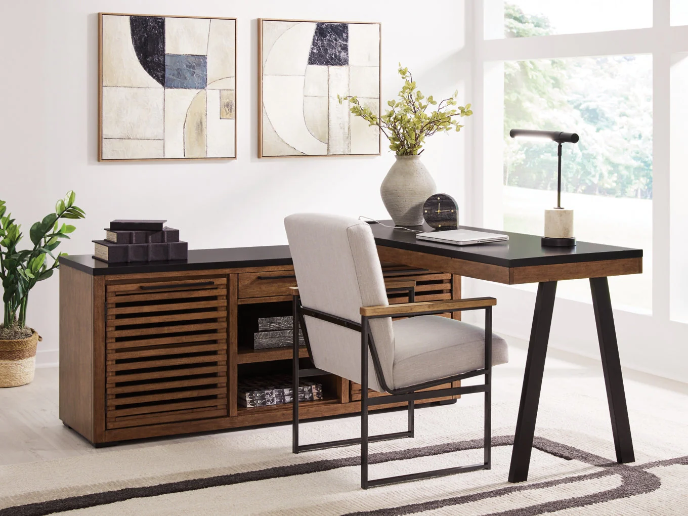 Kallari Credenza with Desk Return - Image 2