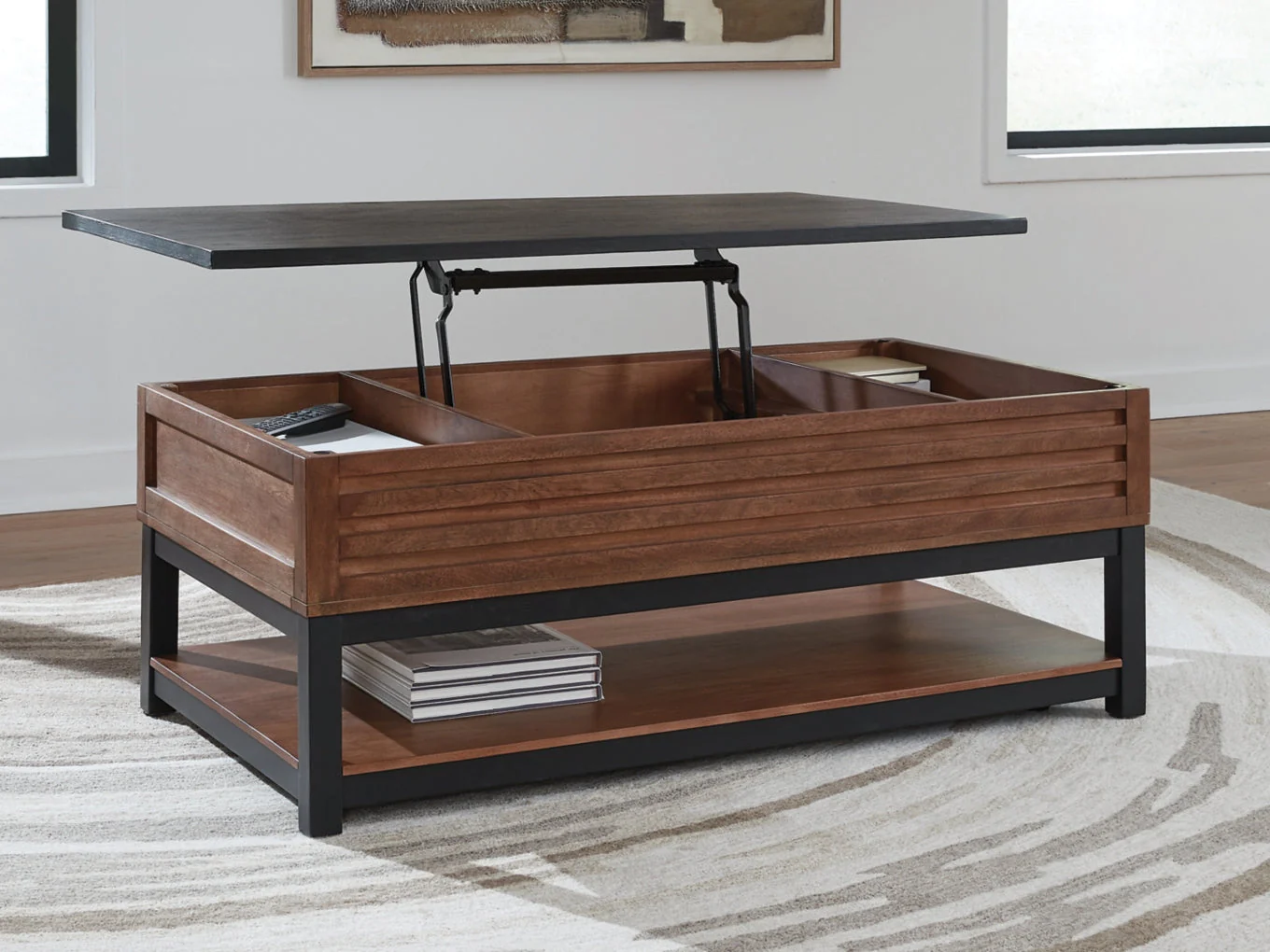 Kallari Lift Top Cocktail Table - Image 6