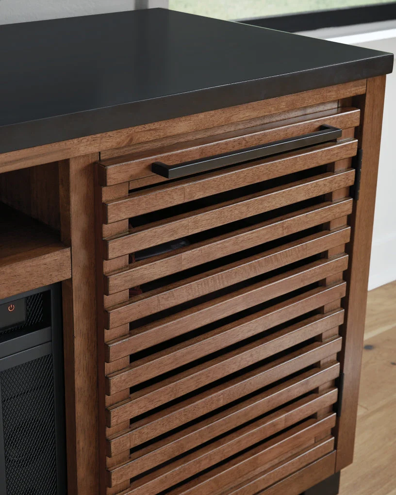 Kallari XL TV Stand w/Fireplace Option - Image 7