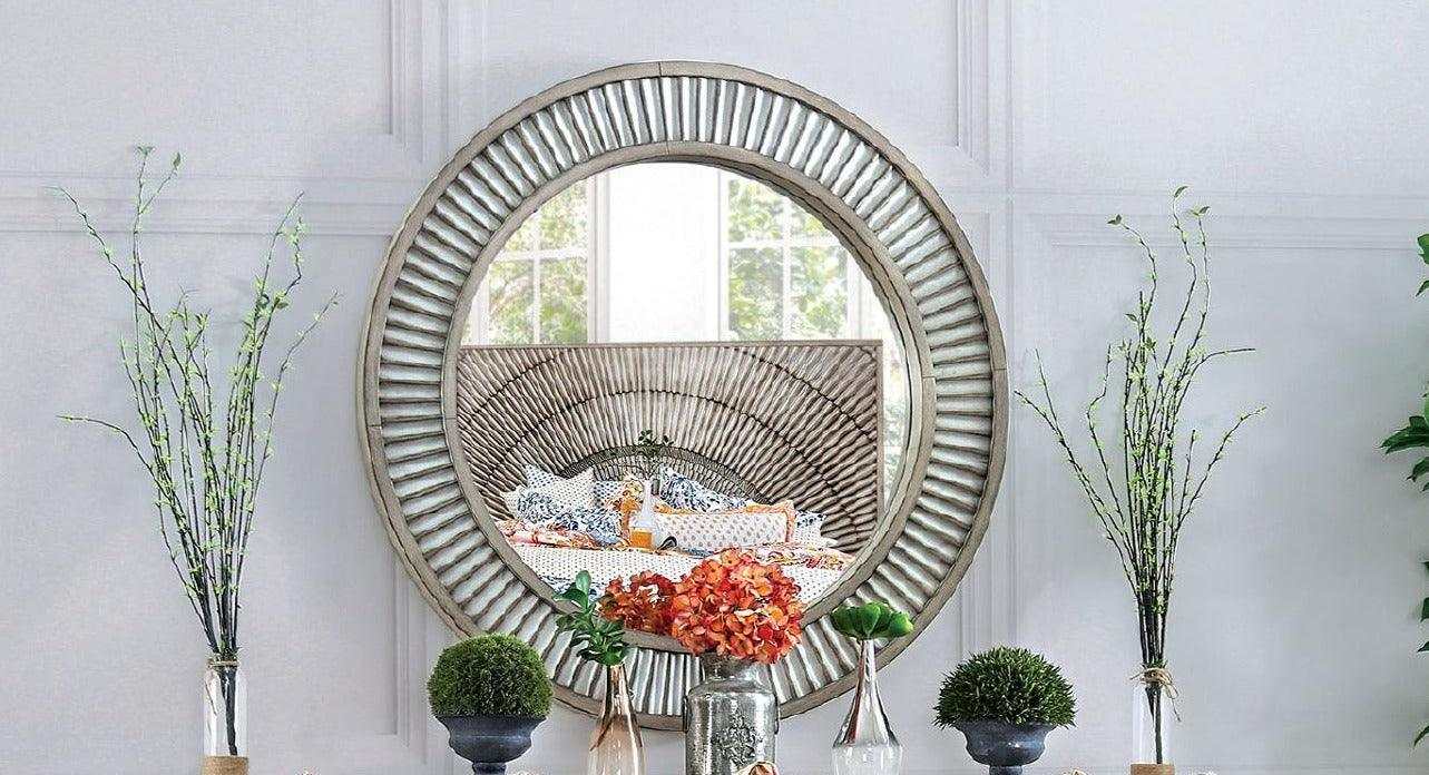 Kamalah Antique Gray Mirror - Image 2
