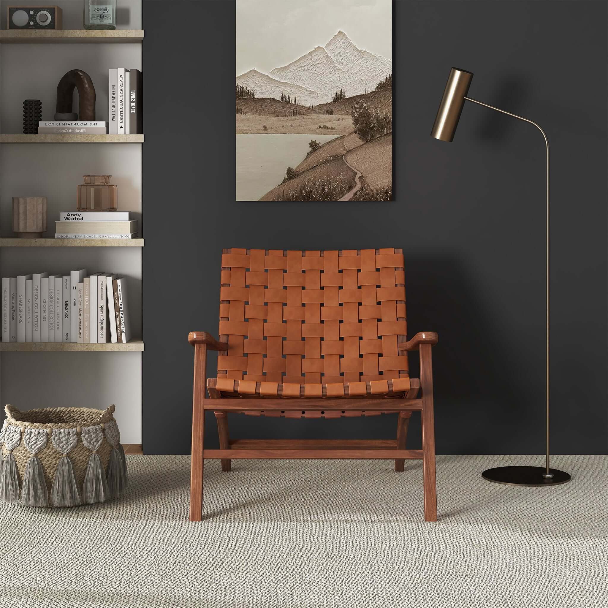 Kangley Leather Arm Chair - Image 3