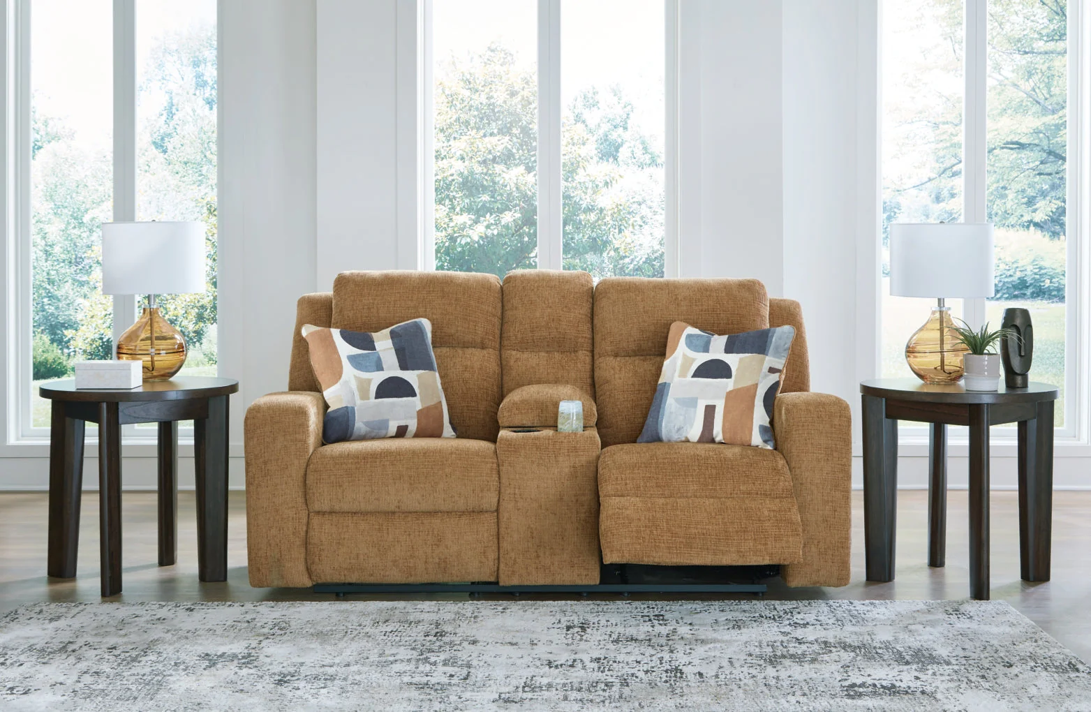 Kanlow DBL Reclining Loveseat w/Console - Image 6