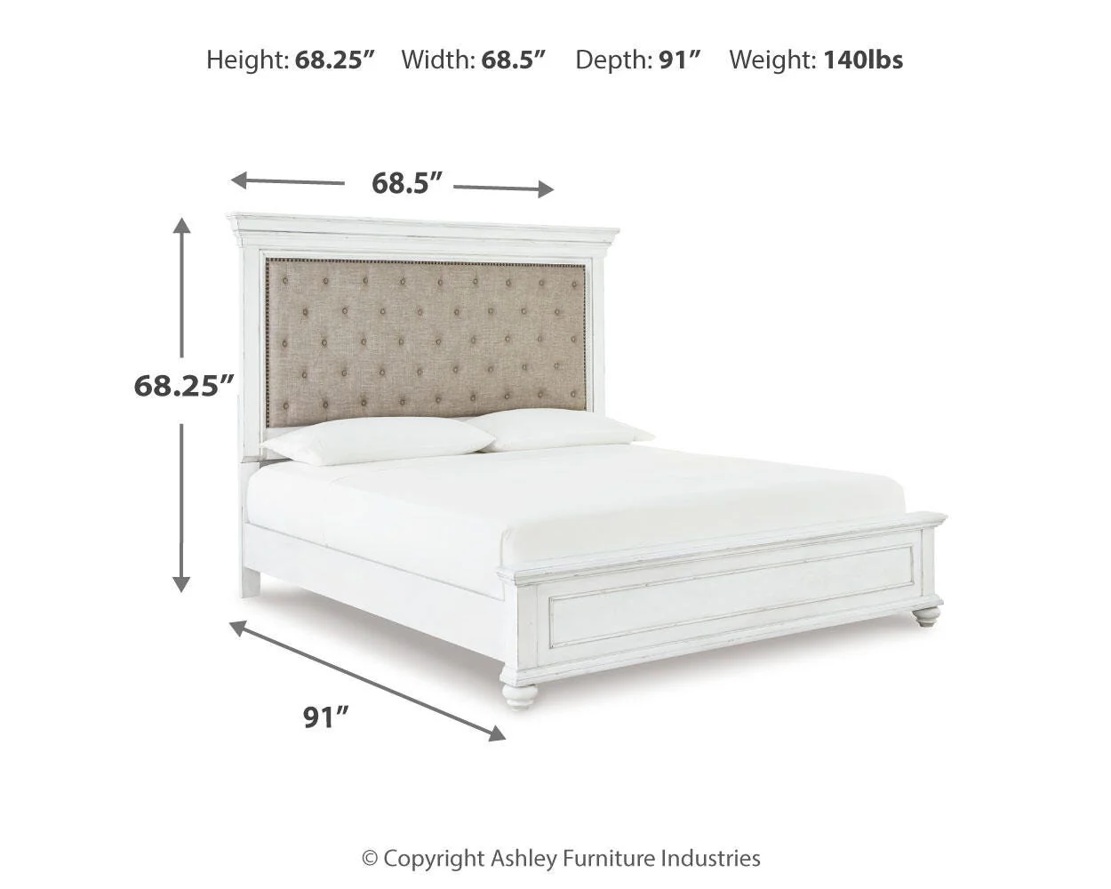 Kanwyn Panel Bed - Image 10