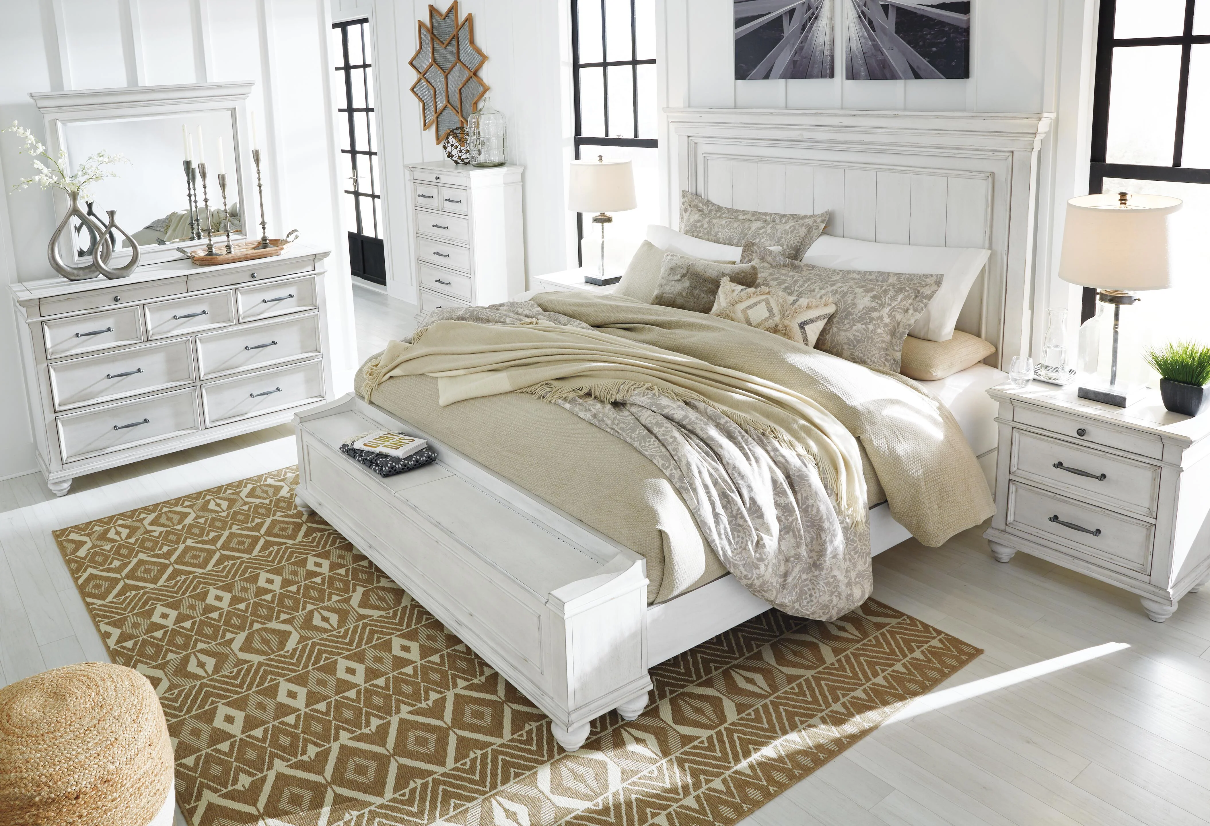 Kanwyn Panel Bed Bedroom Set - Image 48