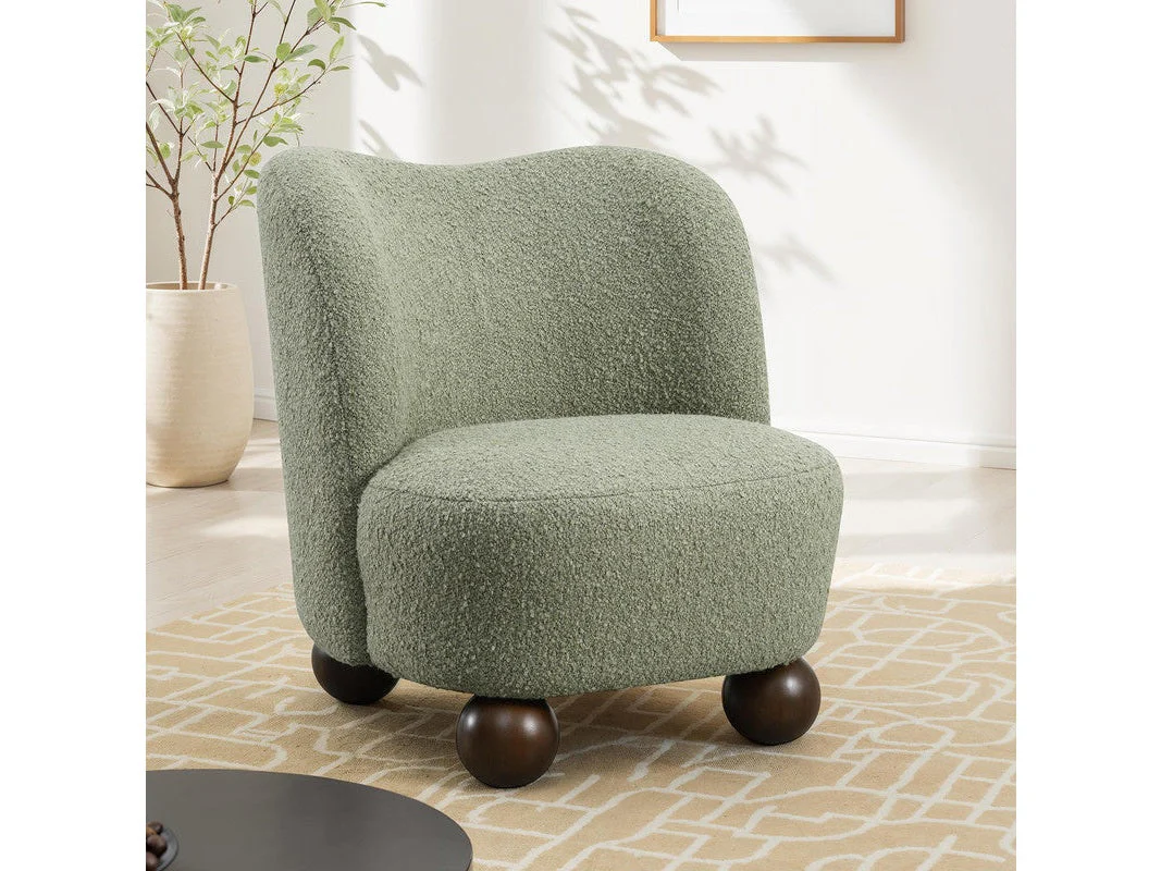 Karey Green Accent Chair