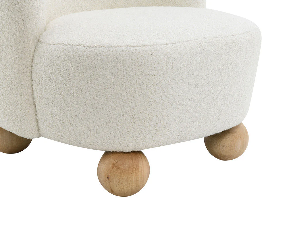 Karey White Accent Chair - Image 5
