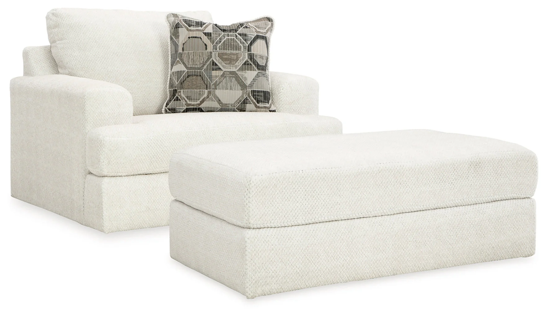 Karinne Chair and Ottoman - Image 2