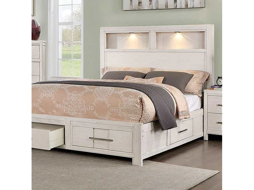 Karla White Queen Bed